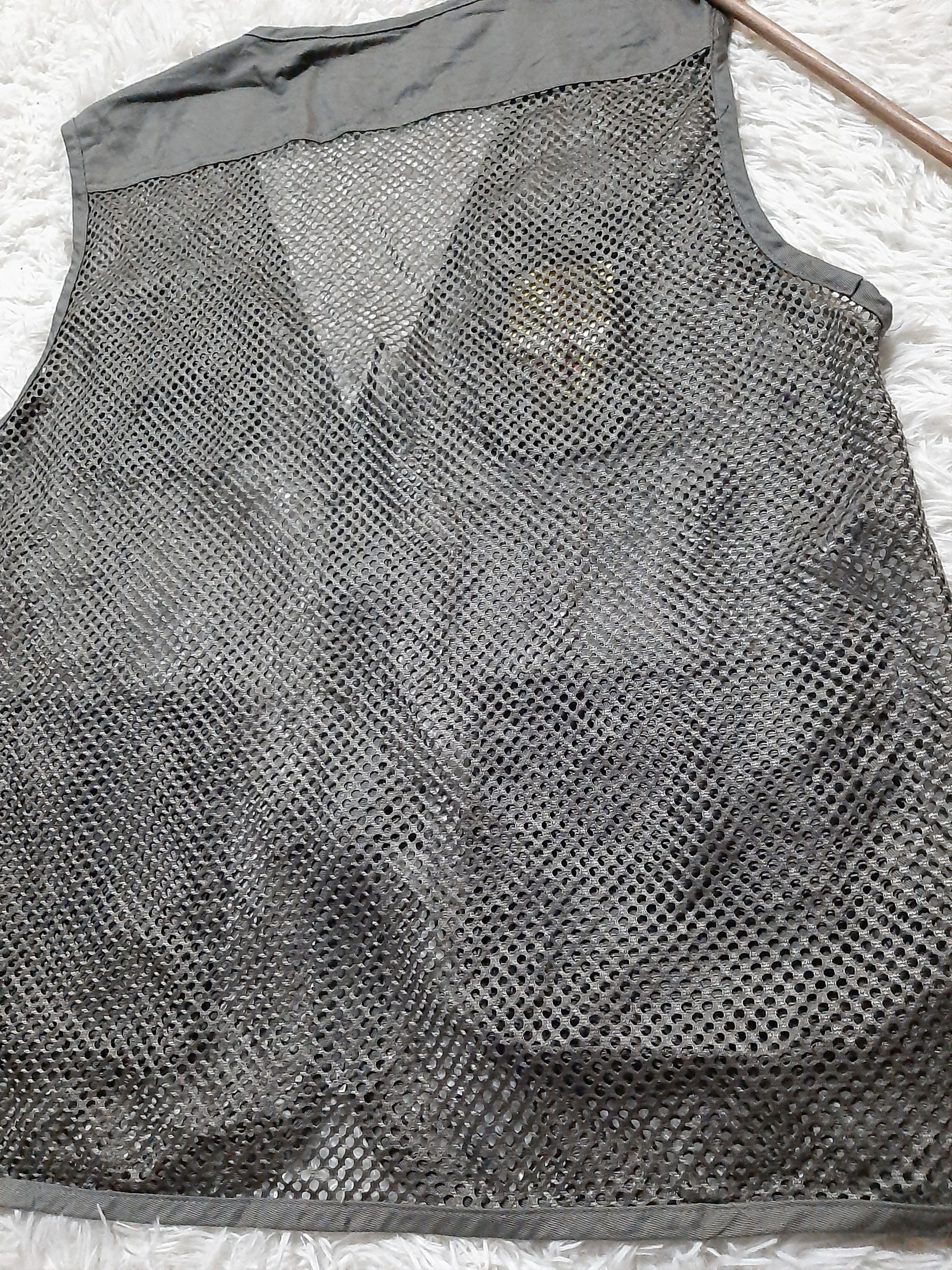 Designer × Valentino × Vintage VTG VERA VALENTINO OUTDOOR BASIC WEAR NET VEST MULTI POCEKT Size US M / EU 48-50 / 2 - 12 Thumbnail