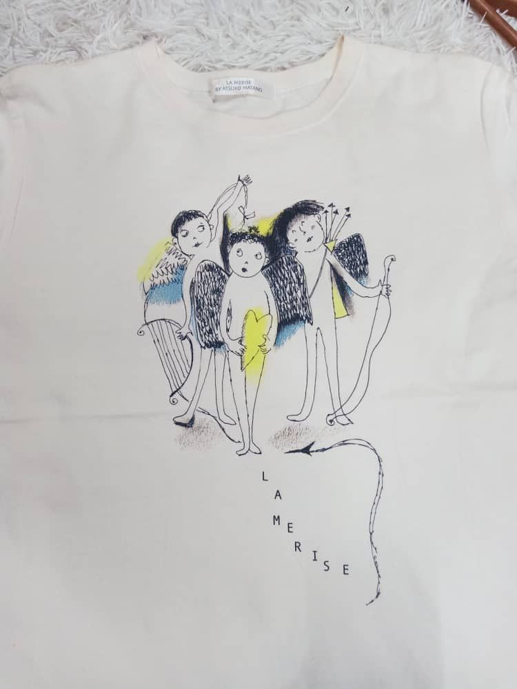 Designer × Japanese Brand × Vintage LA MERISE BY ATSUKO MATANO JAPANESE DESIGNER ART TEE Size US M / EU 48-50 / 2 - 7 Thumbnail