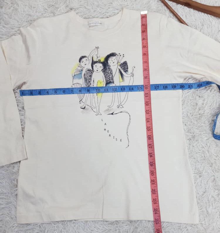 Designer × Japanese Brand × Vintage LA MERISE BY ATSUKO MATANO JAPANESE DESIGNER ART TEE Size US M / EU 48-50 / 2 - 8 Thumbnail