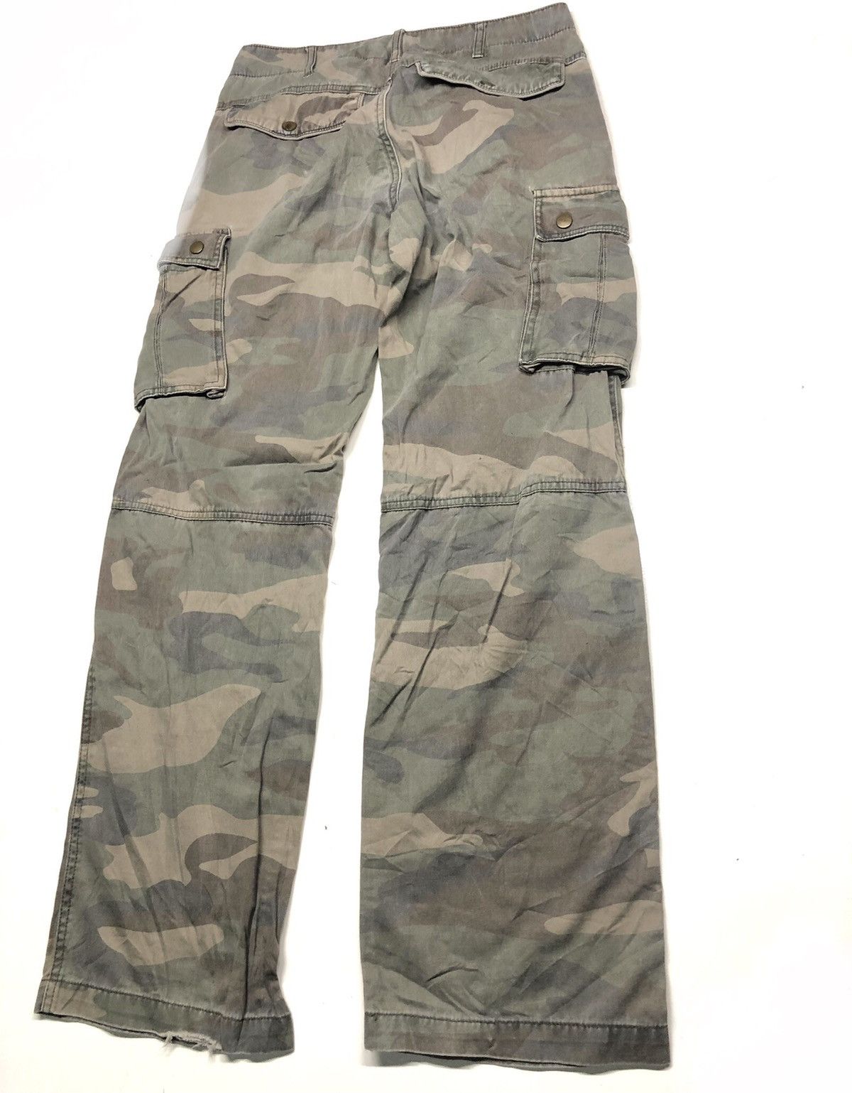 Airwalk × Japanese Brand AIRWALK CAMO TACTICAL CARGO MULTI POCKET PANTS Size US 30 / EU 46 - 9 Thumbnail