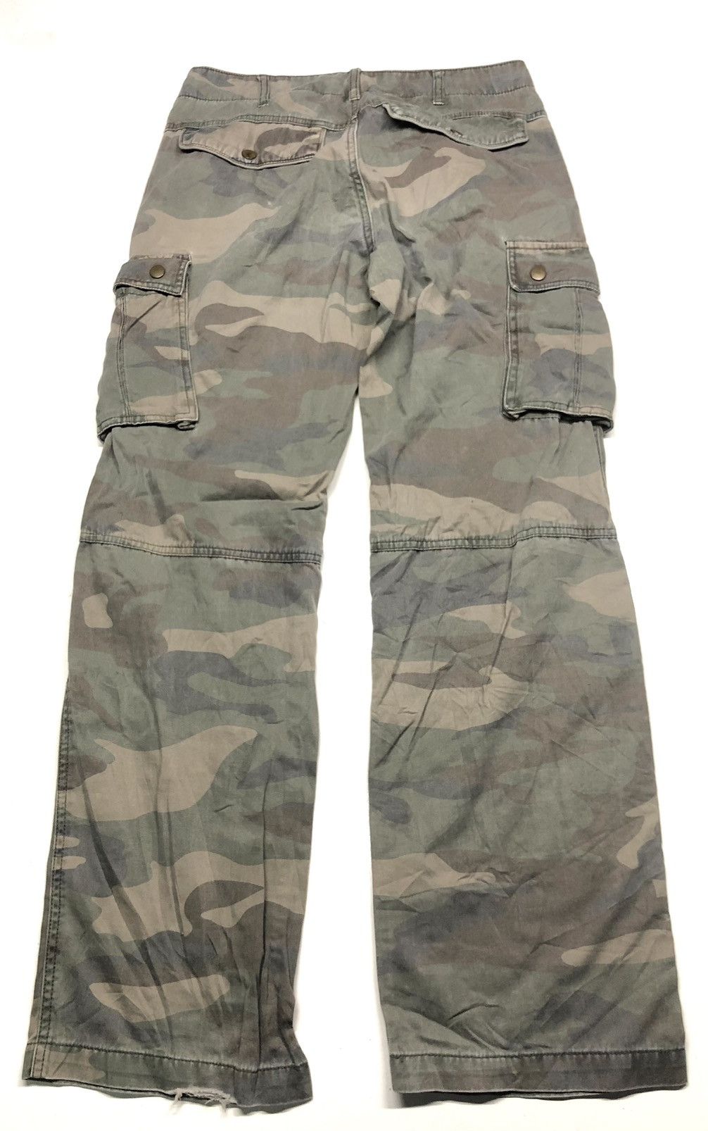 Airwalk × Japanese Brand AIRWALK CAMO TACTICAL CARGO MULTI POCKET PANTS Size US 30 / EU 46 - 7 Thumbnail