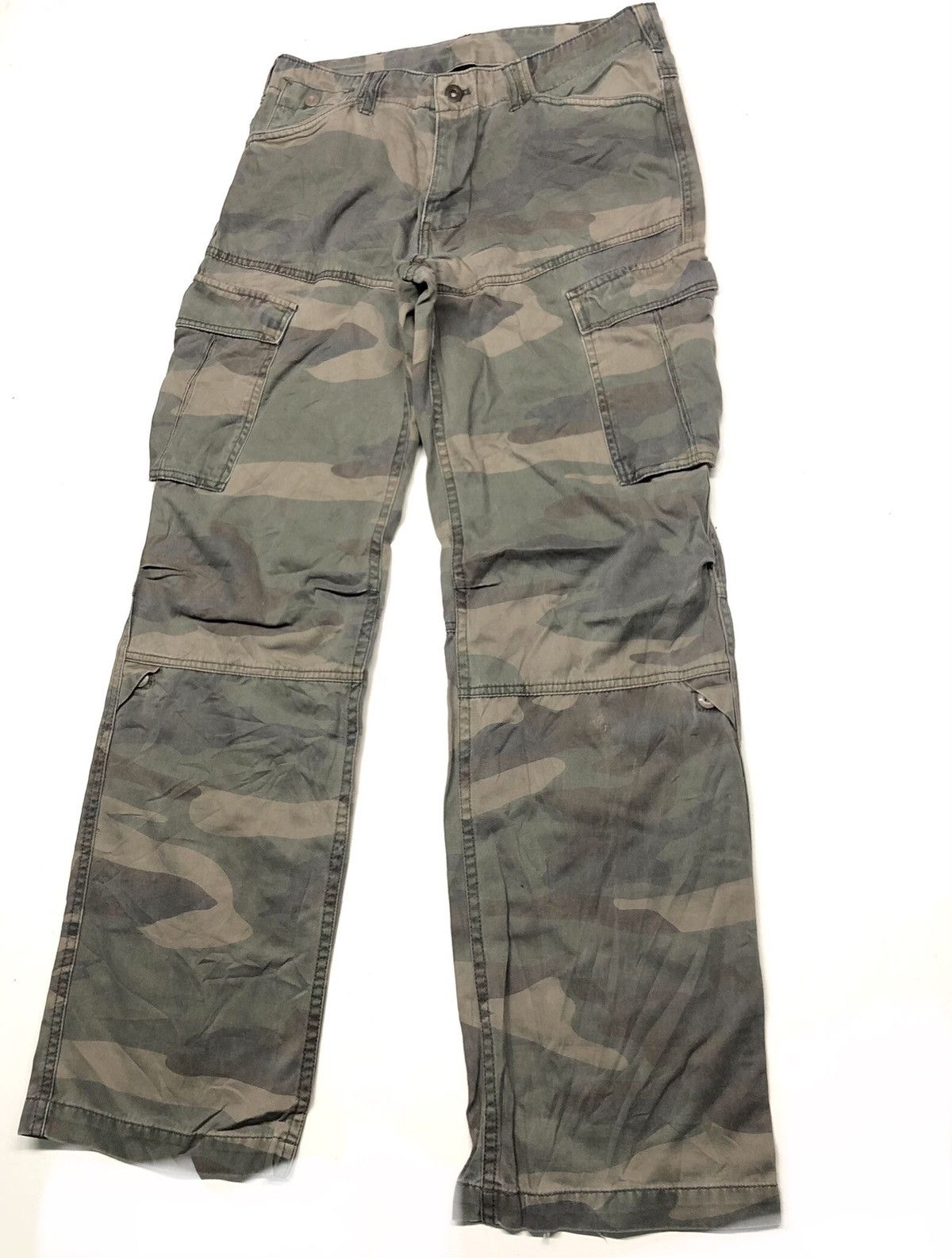 Airwalk × Japanese Brand AIRWALK CAMO TACTICAL CARGO MULTI POCKET PANTS Size US 30 / EU 46 - 5 Thumbnail