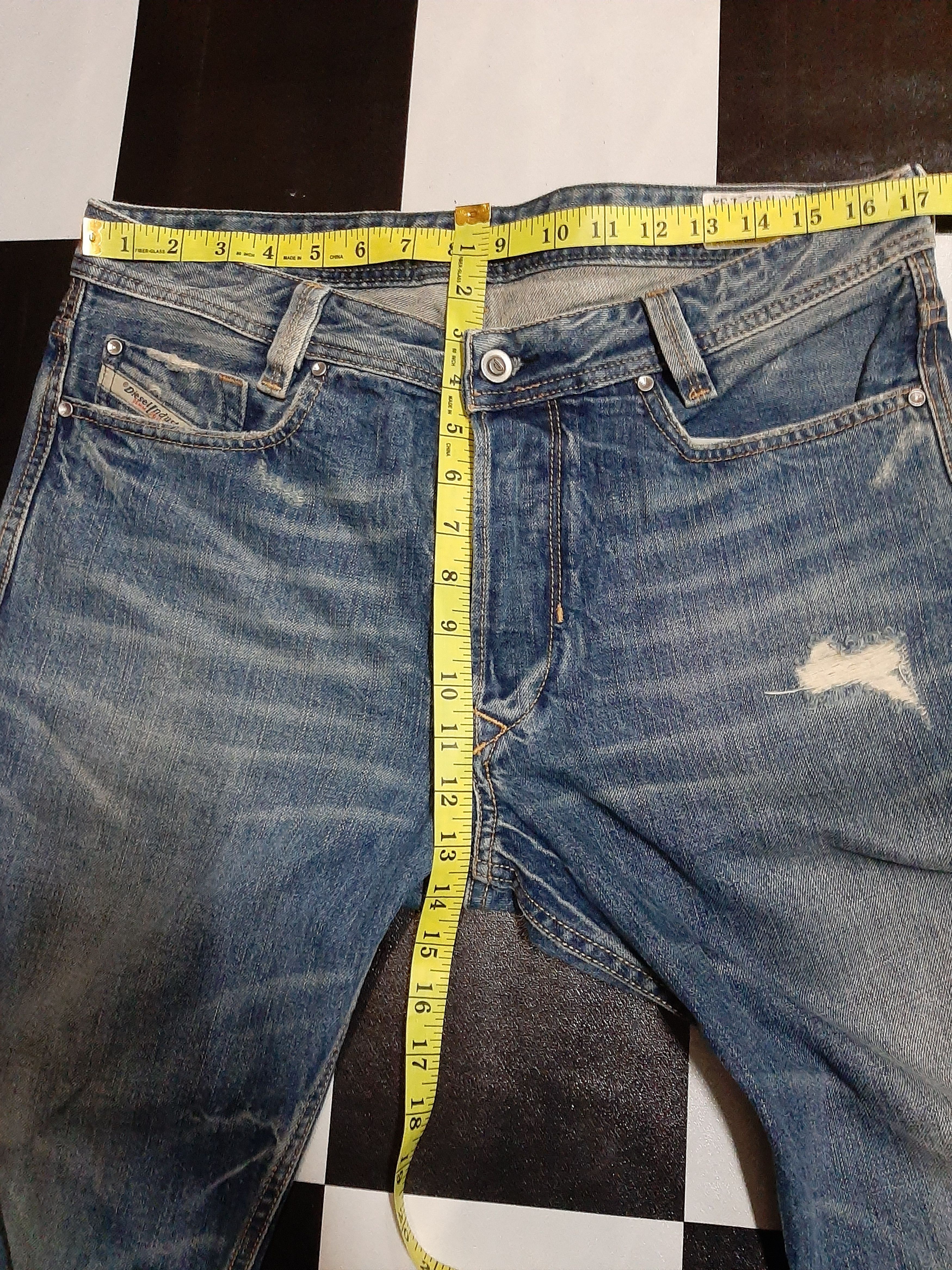 Diesel DIESEL HEEVEN DISTRESSED DENIM NICE DESIGN 👌 Size US 34 / EU 50 - 16 Thumbnail