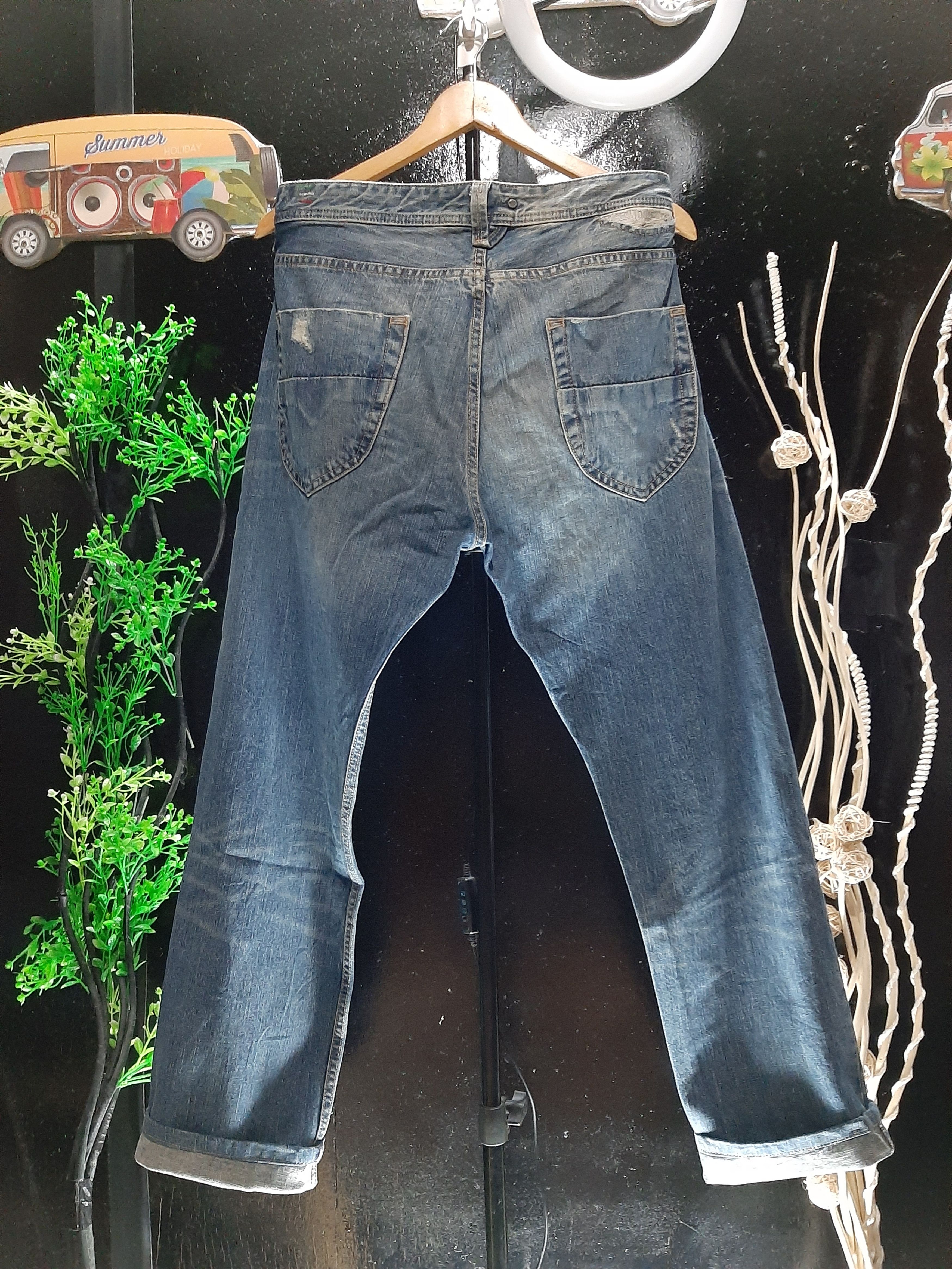 Diesel DIESEL HEEVEN DISTRESSED DENIM NICE DESIGN 👌 Size US 34 / EU 50 - 7 Thumbnail