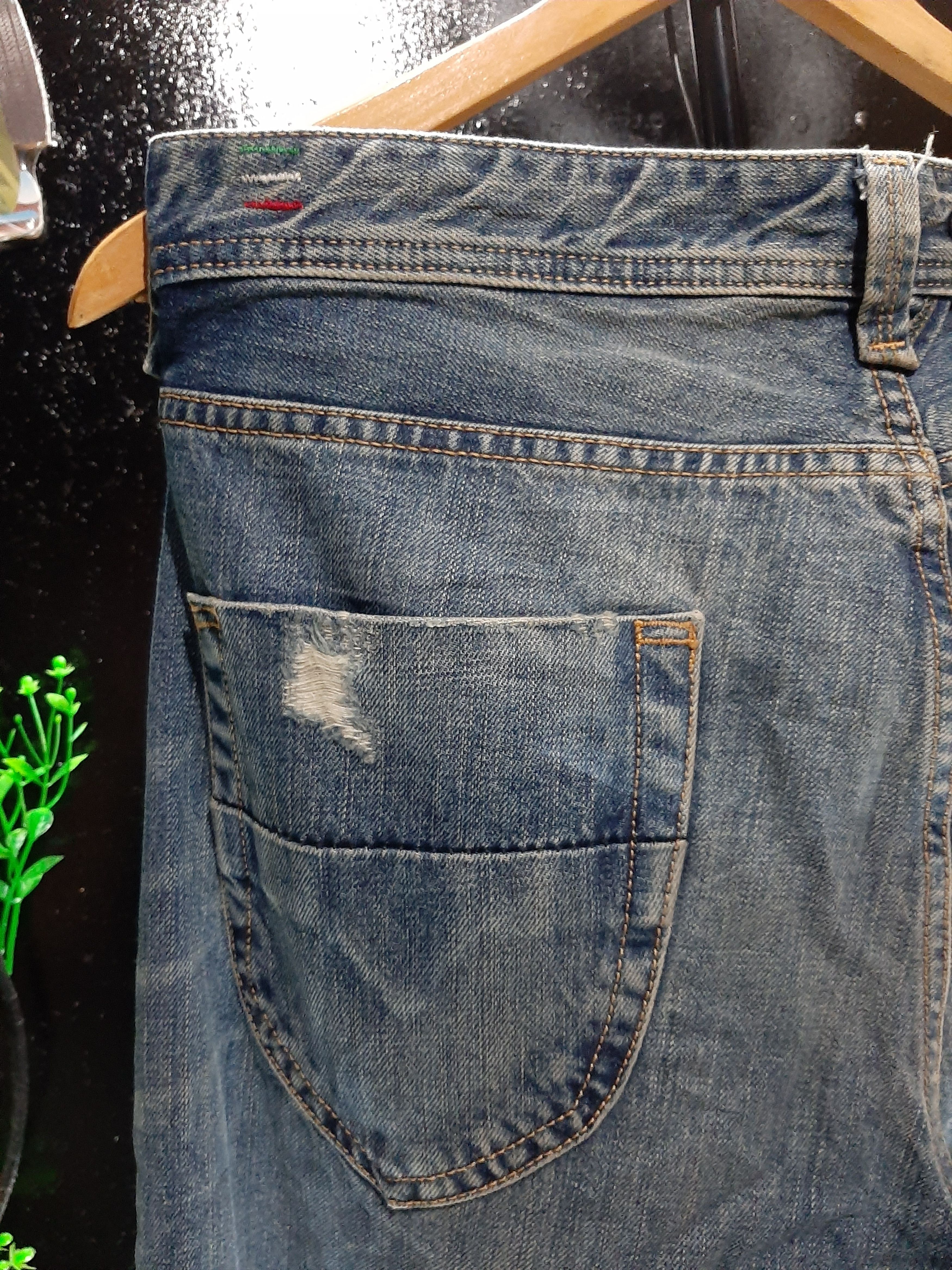 Diesel DIESEL HEEVEN DISTRESSED DENIM NICE DESIGN 👌 Size US 34 / EU 50 - 10 Thumbnail