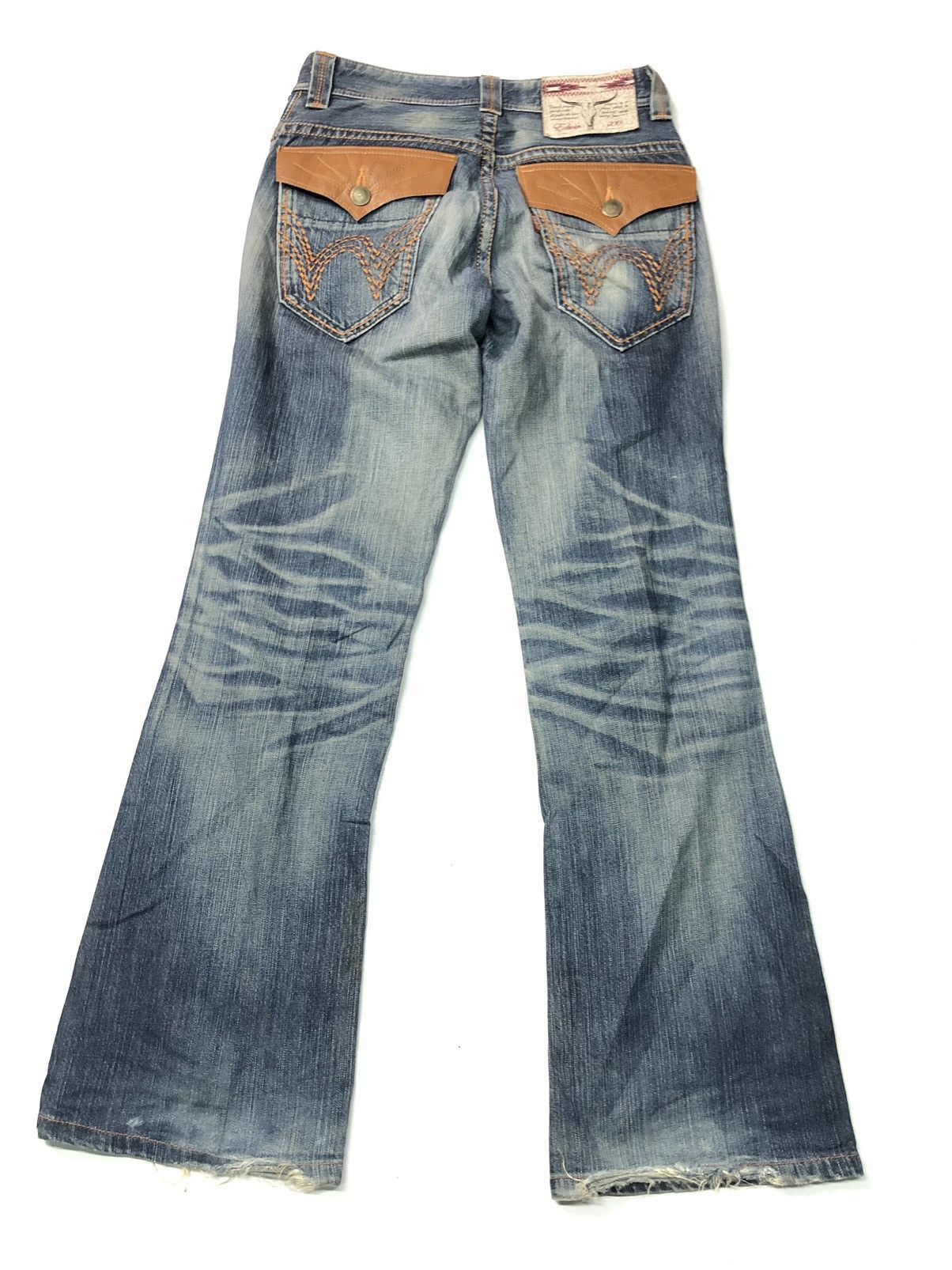 Edwin × Vintage VINTAGE EDWIN BLUE WASH DISSTRESSED DENIM Size US 30 / EU 46 - 9 Thumbnail