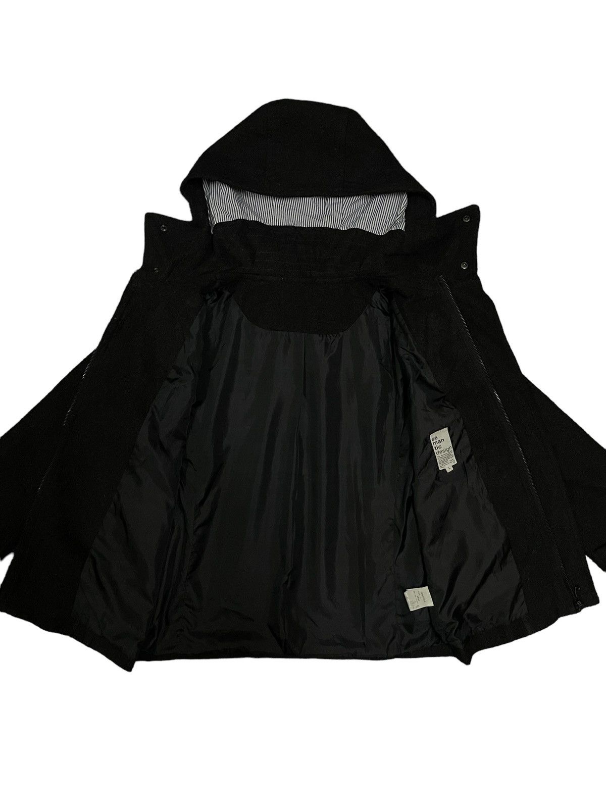 semanticdesign Semantic Design Wool Duffel Jacket Hooded Size M / US 6-8 / IT 42-44 - 6 Thumbnail
