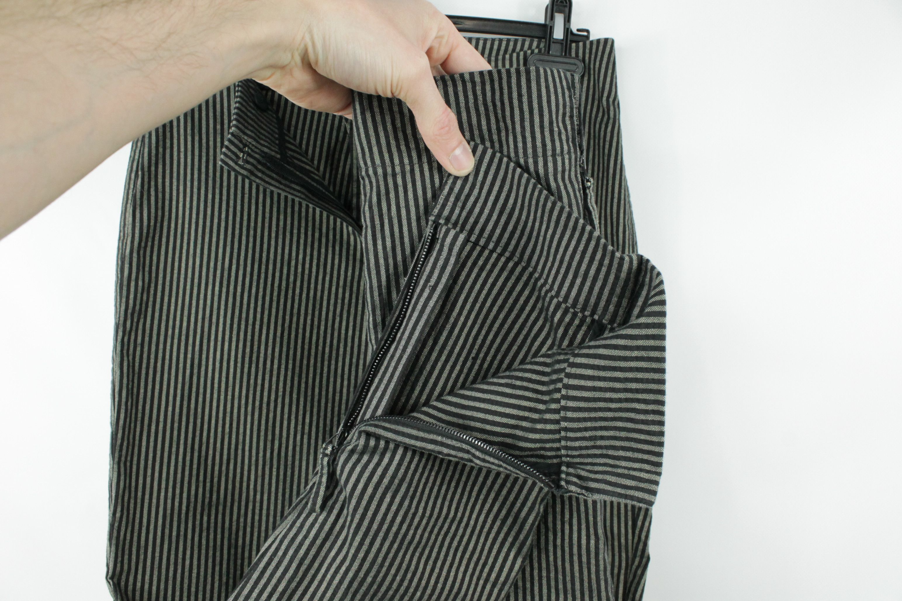 Annette Gortz Annette Görtz Stretch Cotton Striped Slim Fit Pants Size 27" / US 4 / IT 40 - 3 Thumbnail
