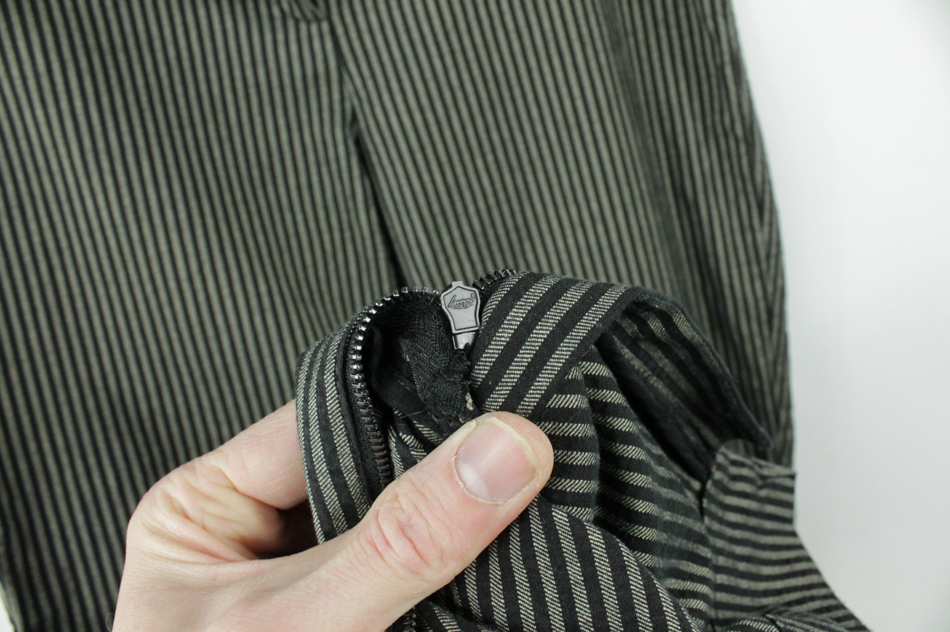 Annette Gortz Annette Görtz Stretch Cotton Striped Slim Fit Pants Size 27" / US 4 / IT 40 - 4 Thumbnail