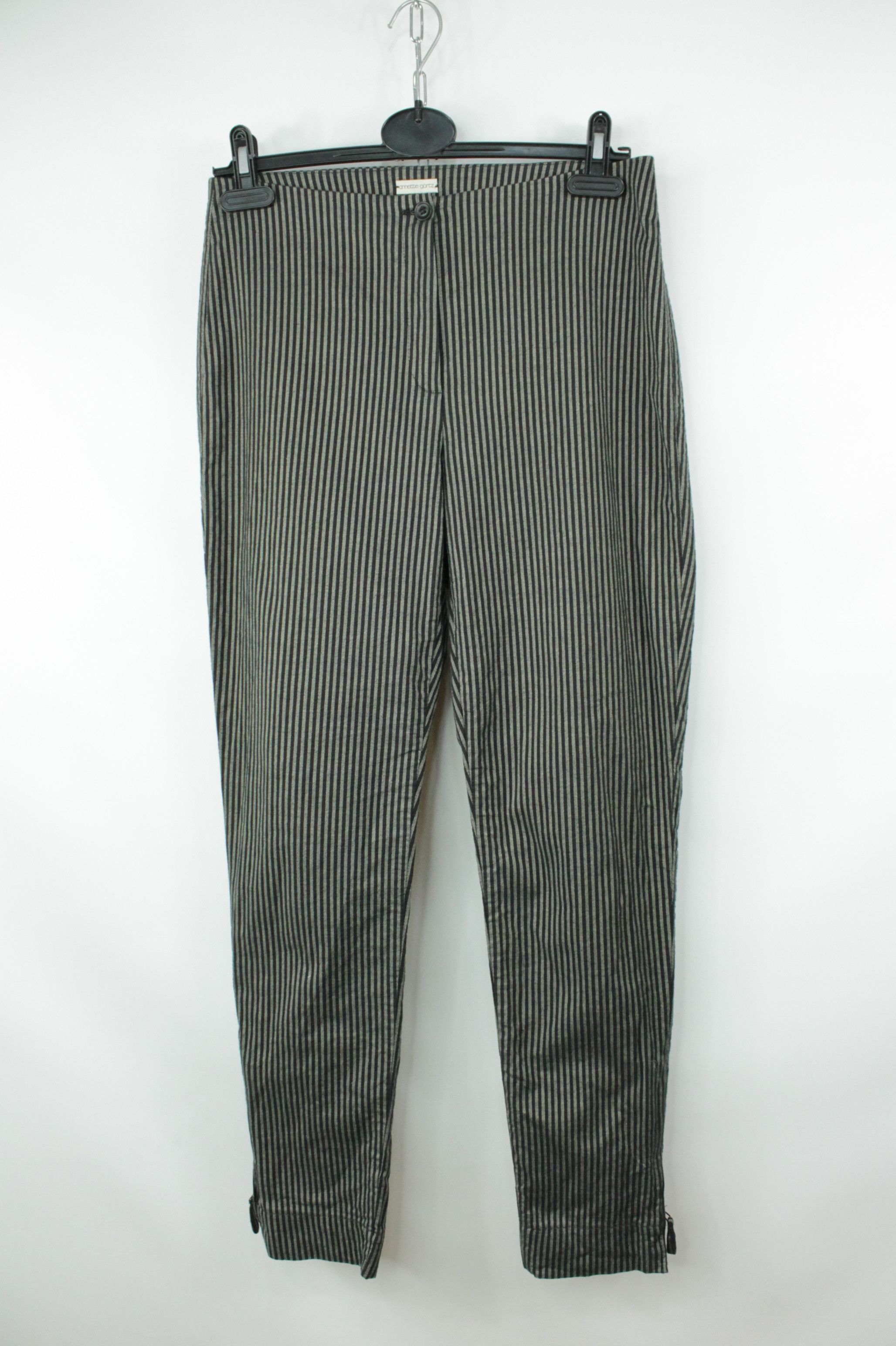 Annette Görtz Stretch Cotton Striped Slim Fit Pants