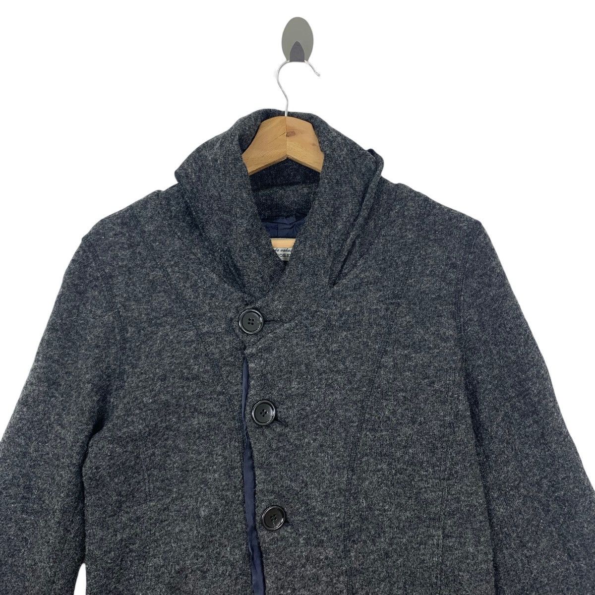Designer × Japanese Brand × Vintage Vintage La Creation A La Main Wool Long Coat Size US S / EU 44-46 / 1 - 2 Thumbnail