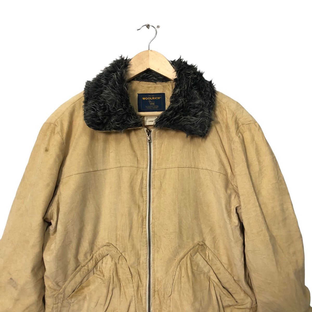 Woolrich Woolen Mills Vintage Woolrich Zipper Ups Jacket Size US L / EU 52-54 / 3 - 4 Thumbnail