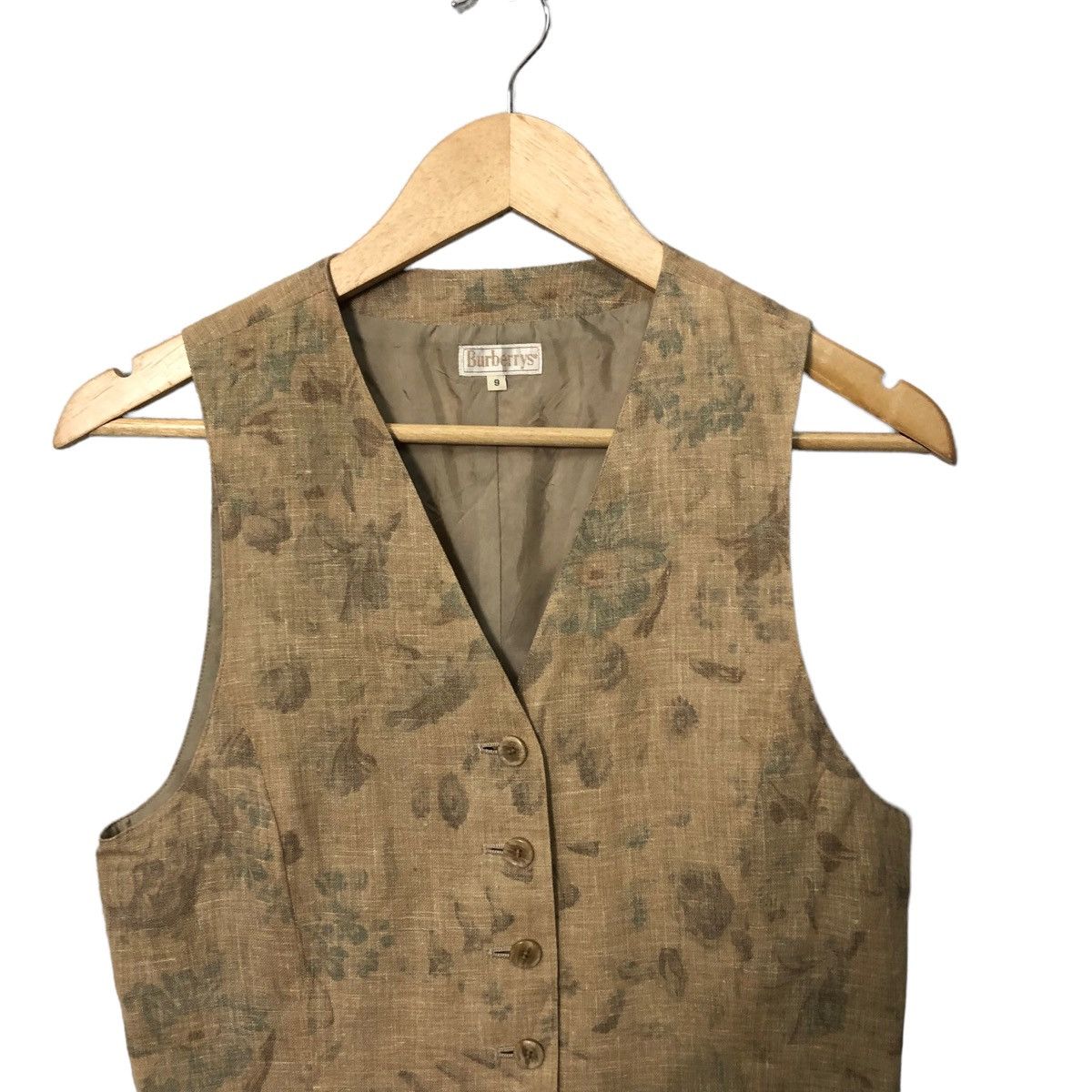 Burberry Vintage Burberrys Button Ups Sleeveless Vest Size US XS / EU 42 / 0 - 2 Thumbnail