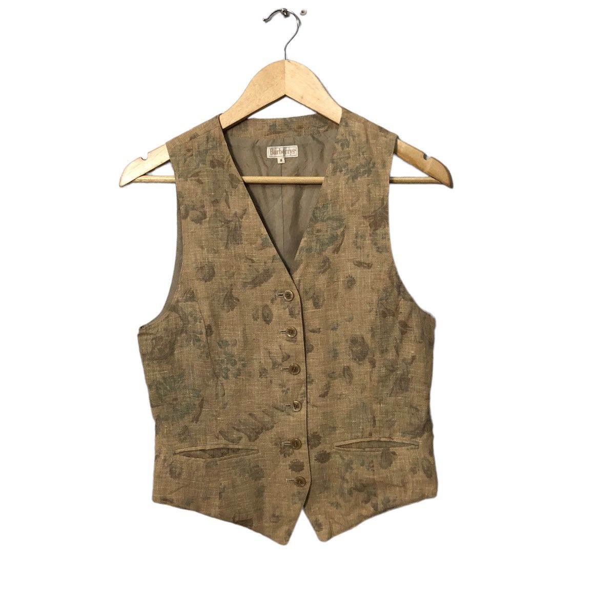 Burberry Vintage Burberrys Button Ups Sleeveless Vest Size US XS / EU 42 / 0 - 1 Thumbnail