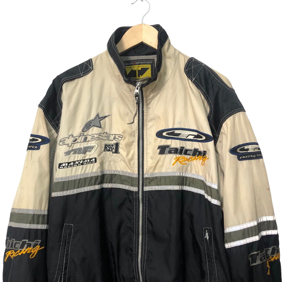 Sports Specialties Vintage RS Taichi Racing Embroidery Big Logo Zip Up Jacket Size US XL / EU 56 / 4 - 5 Thumbnail