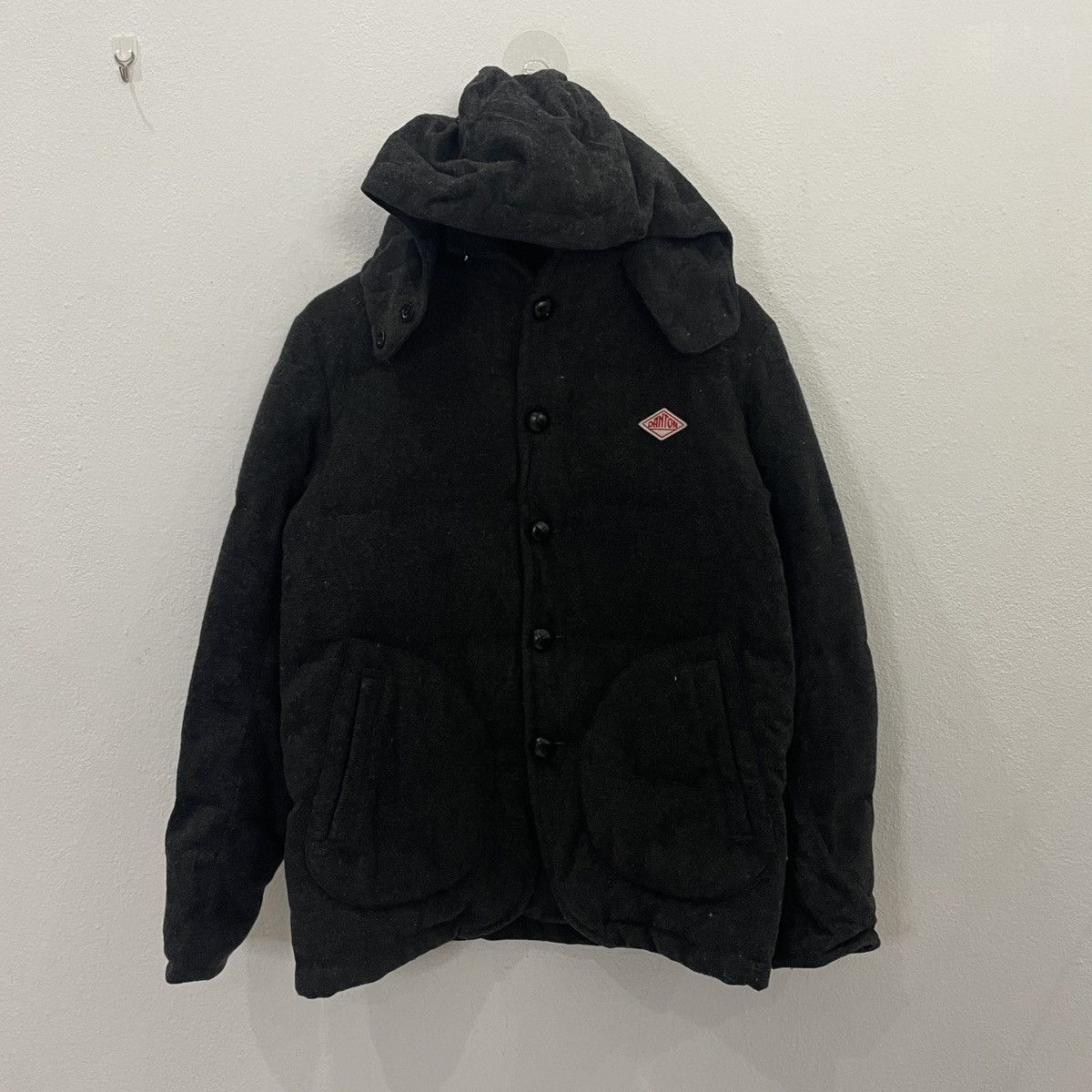 image of Beams Plus x Danton Vintage Beams X Danton Vetaments De Travail Puffer Jacket in Grey (Size Medium)