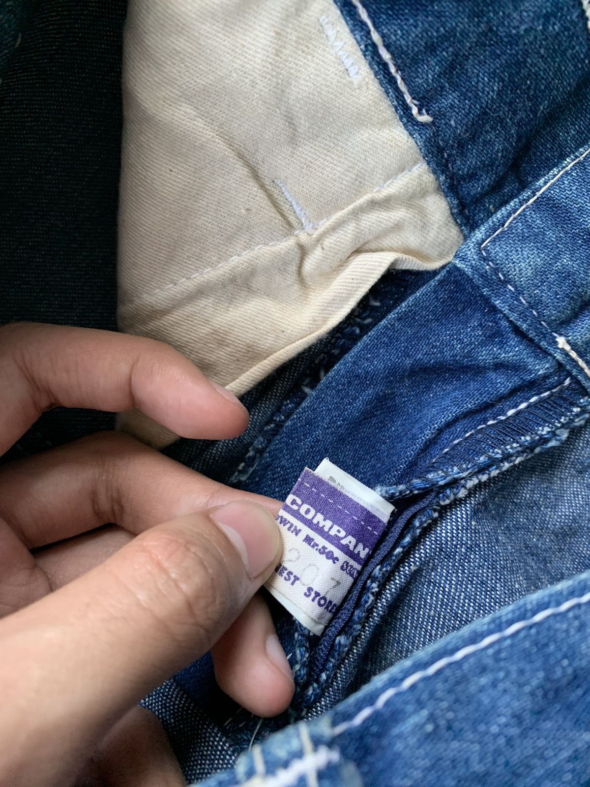 Edwin Vintage & Rare Edwin Carpenter Denim Size US 27 - 8 Thumbnail