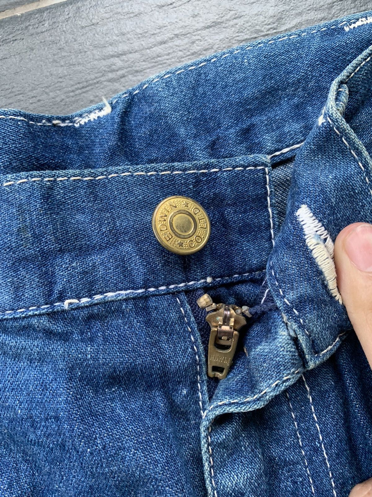 Edwin Vintage & Rare Edwin Carpenter Denim Size US 27 - 6 Thumbnail