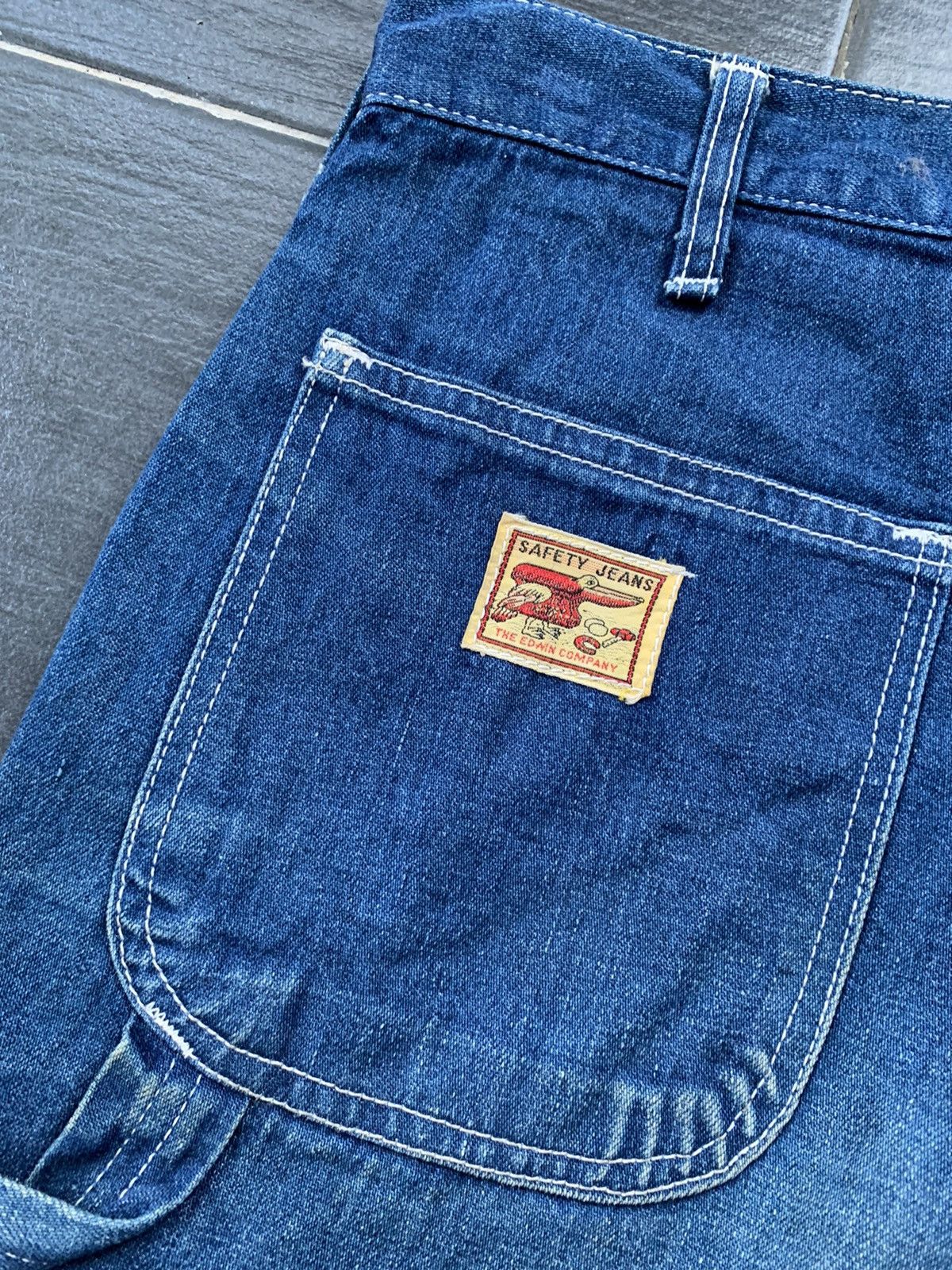 Edwin Vintage & Rare Edwin Carpenter Denim Size US 27 - 13 Thumbnail