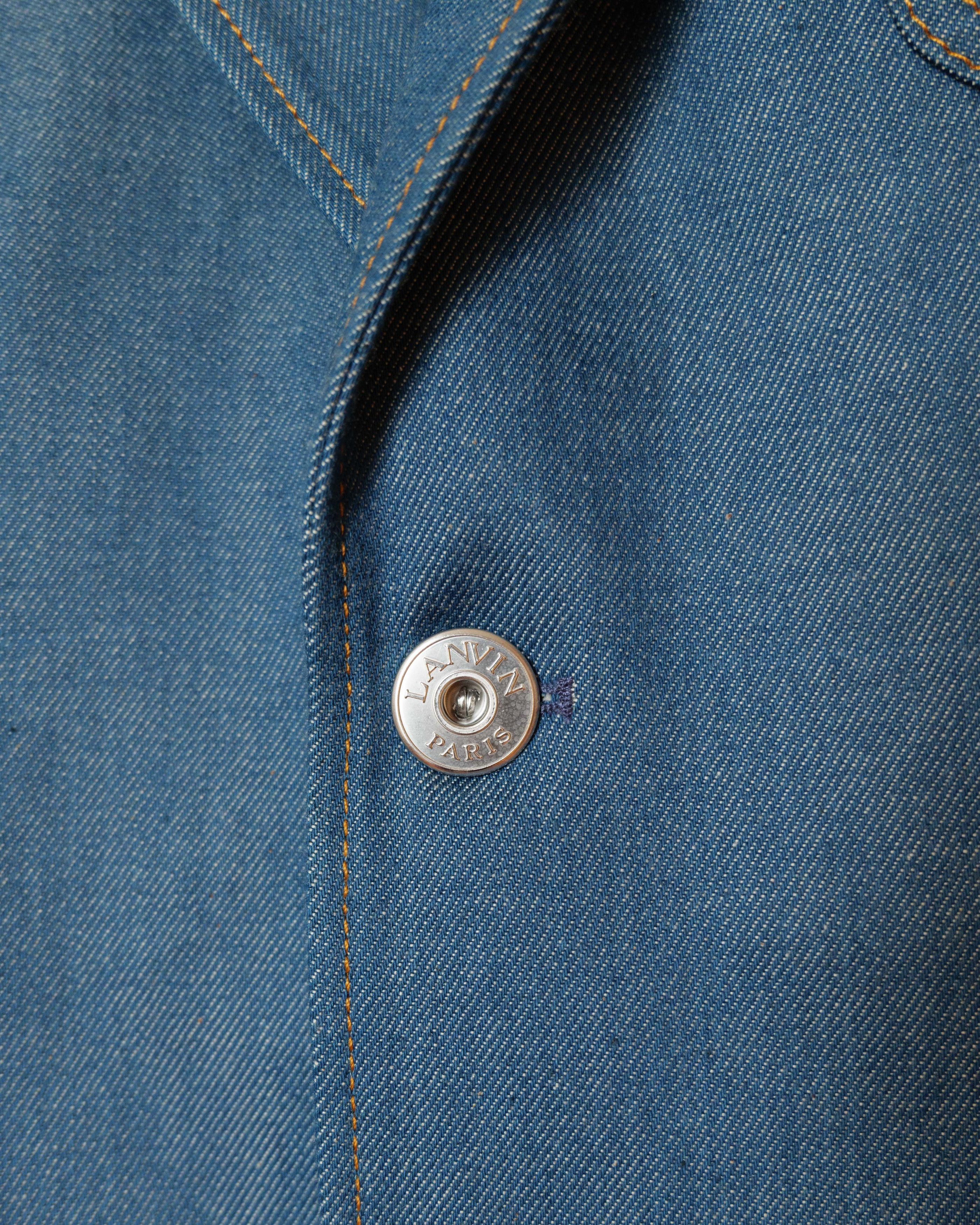 Lanvin AW19 denim jacket Size US XL / EU 56 / 4 - 4 Thumbnail