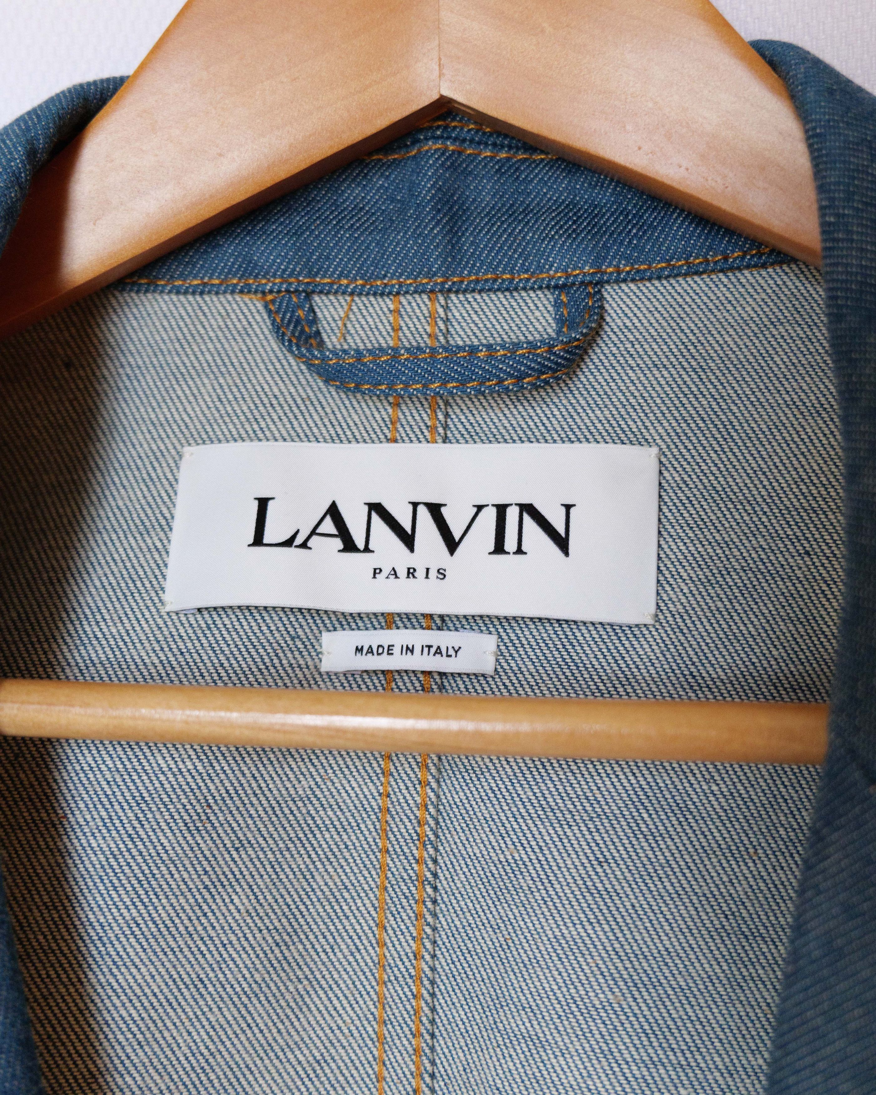 Lanvin AW19 denim jacket Size US XL / EU 56 / 4 - 6 Thumbnail
