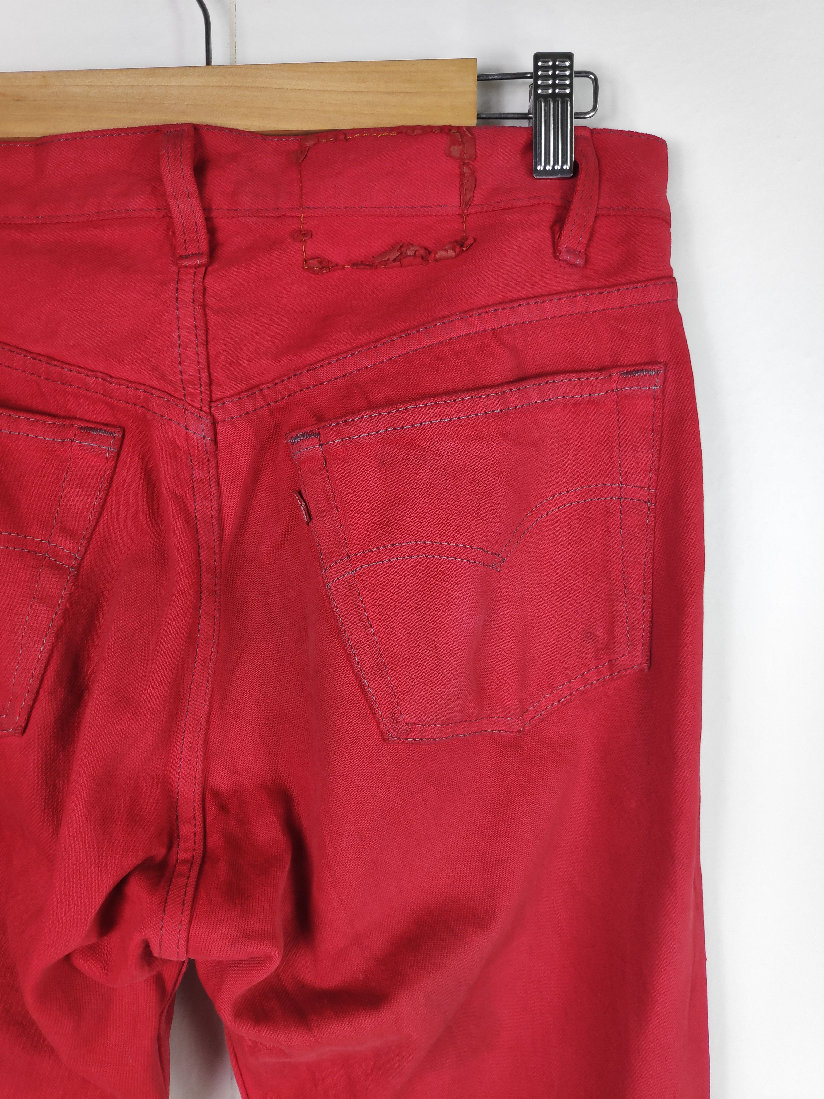 Levi's Vintage Levis 501 Red Jeans Denim levis 501 USA Hypebeast Size US 32 / EU 48 - 3 Thumbnail