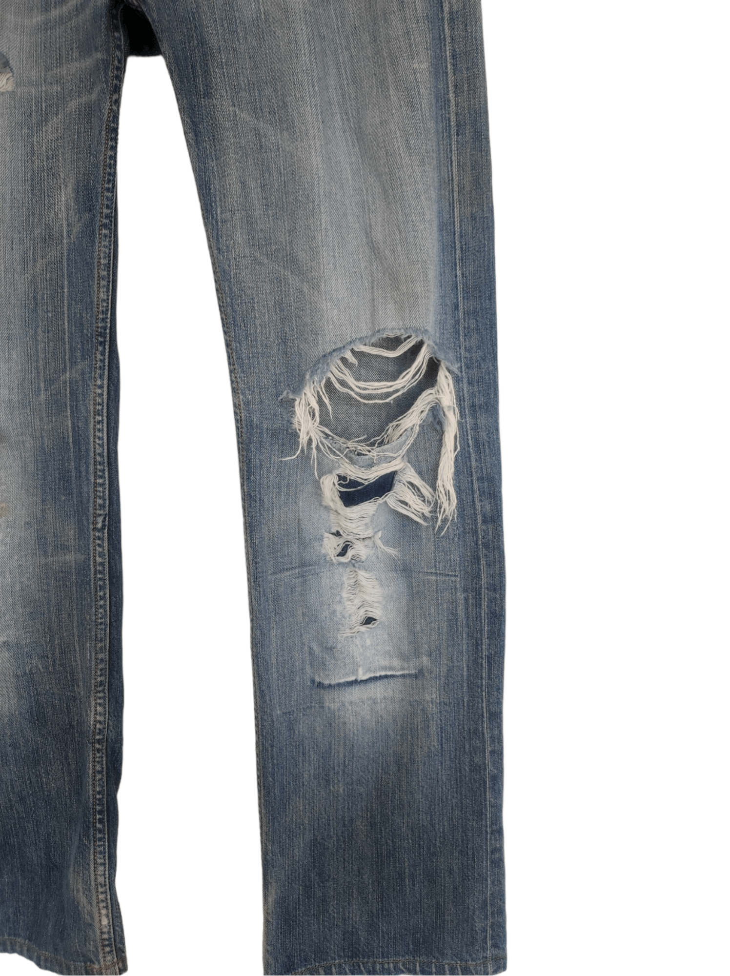 Diesel × Vintage Diesel Industries Diesel Levan Distressed Patched Denim Size US 30 / EU 46 - 6 Thumbnail