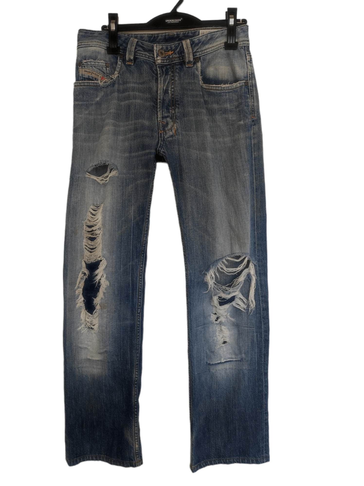 Diesel × Vintage Diesel Industries Diesel Levan Distressed Patched Denim Size US 30 / EU 46 - 1 Thumbnail