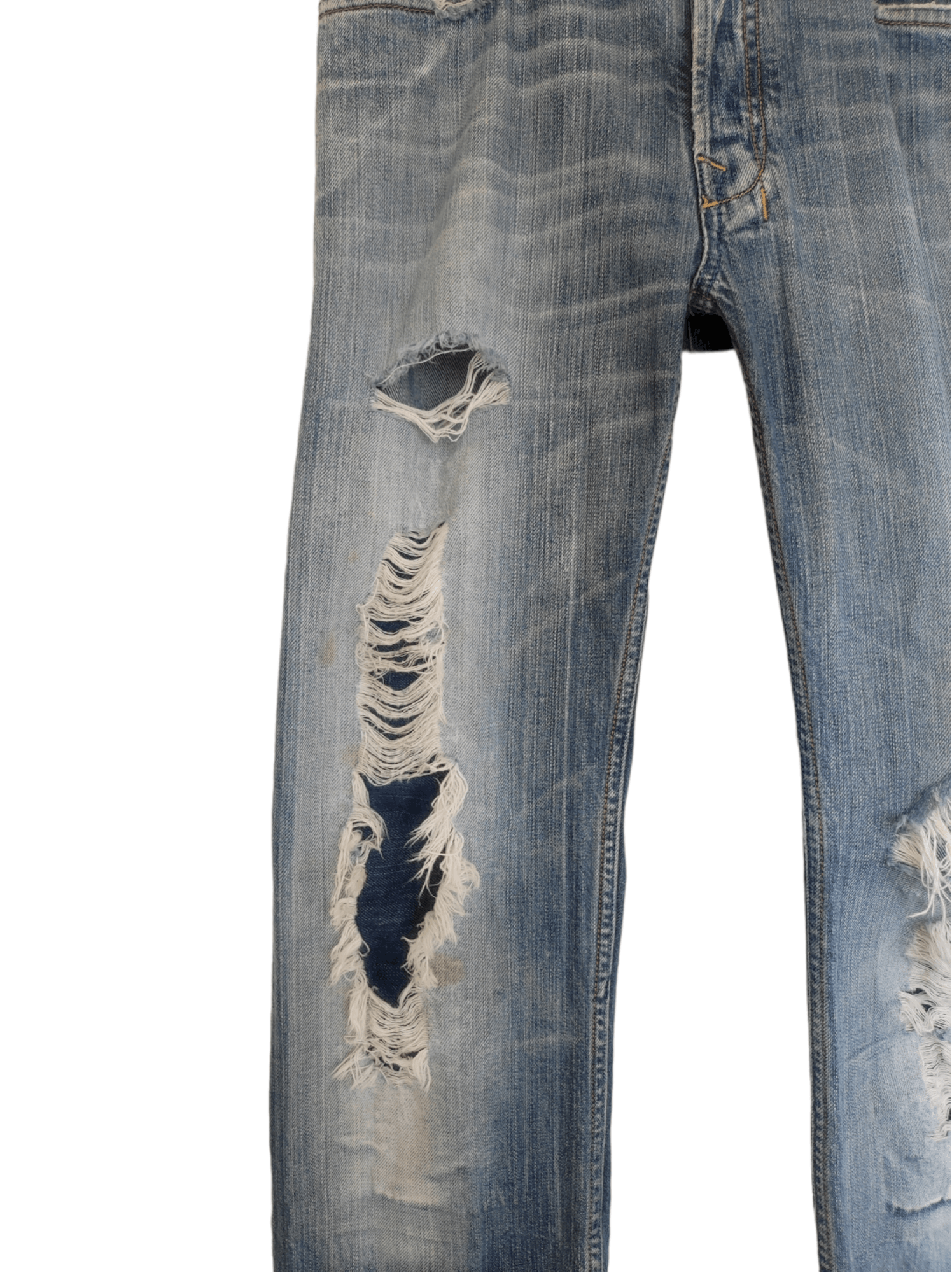 Diesel × Vintage Diesel Industries Diesel Levan Distressed Patched Denim Size US 30 / EU 46 - 7 Thumbnail