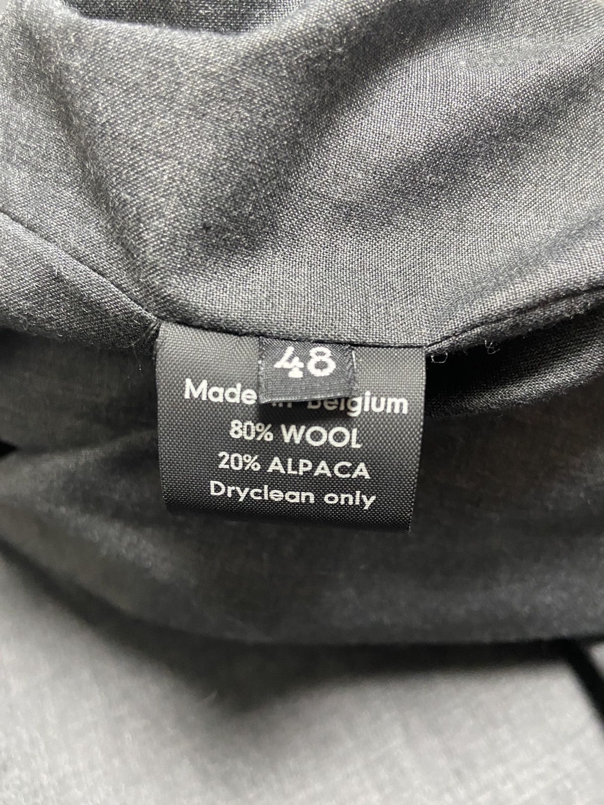 Raf Simons 48 Raf Simons aw00 CONFUSION alpaca wool zip up hoodie coat Size US M / EU 48-50 / 2 - 5 Thumbnail