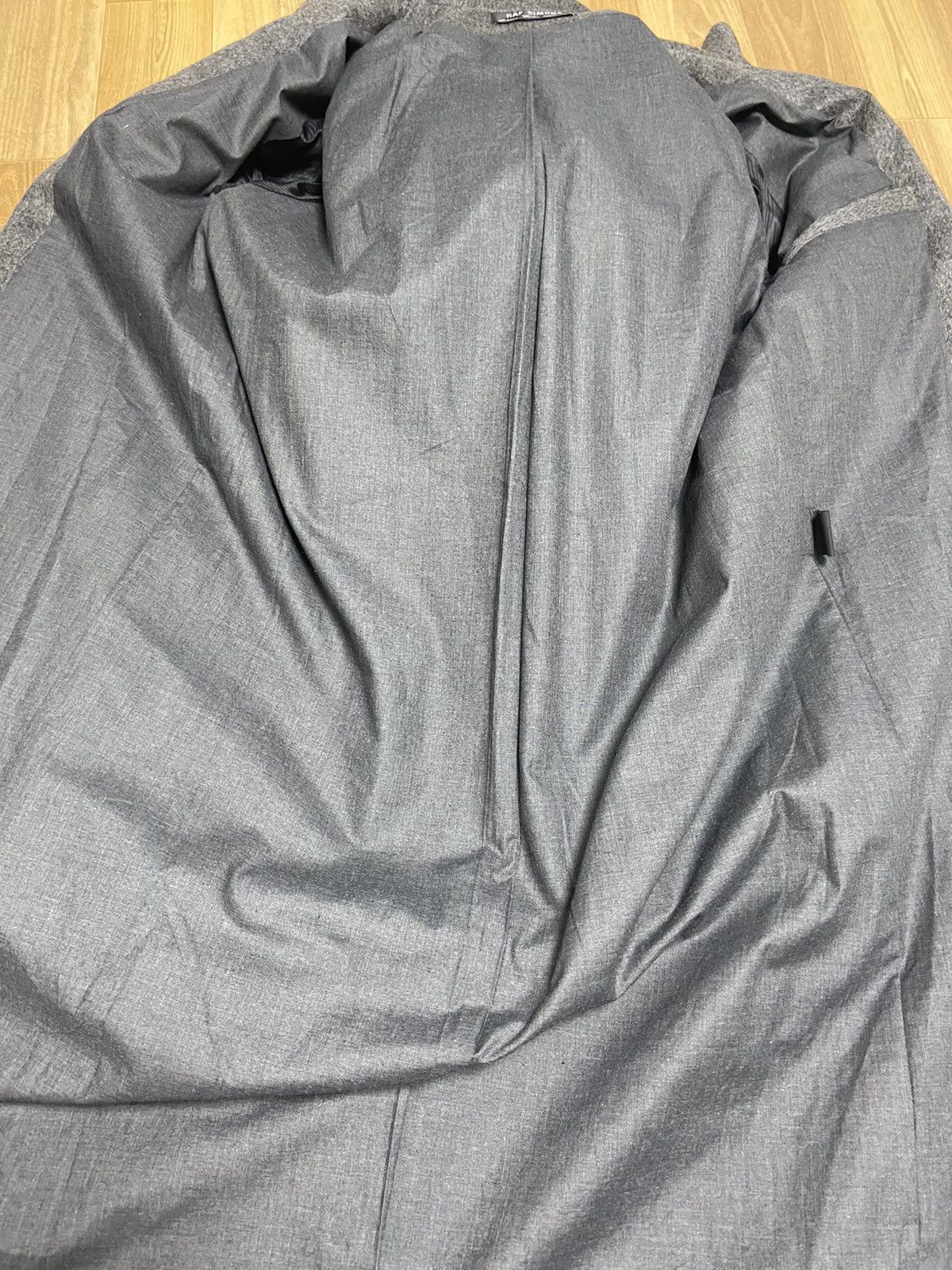 Raf Simons 48 Raf Simons aw00 CONFUSION alpaca wool zip up hoodie coat Size US M / EU 48-50 / 2 - 6 Thumbnail