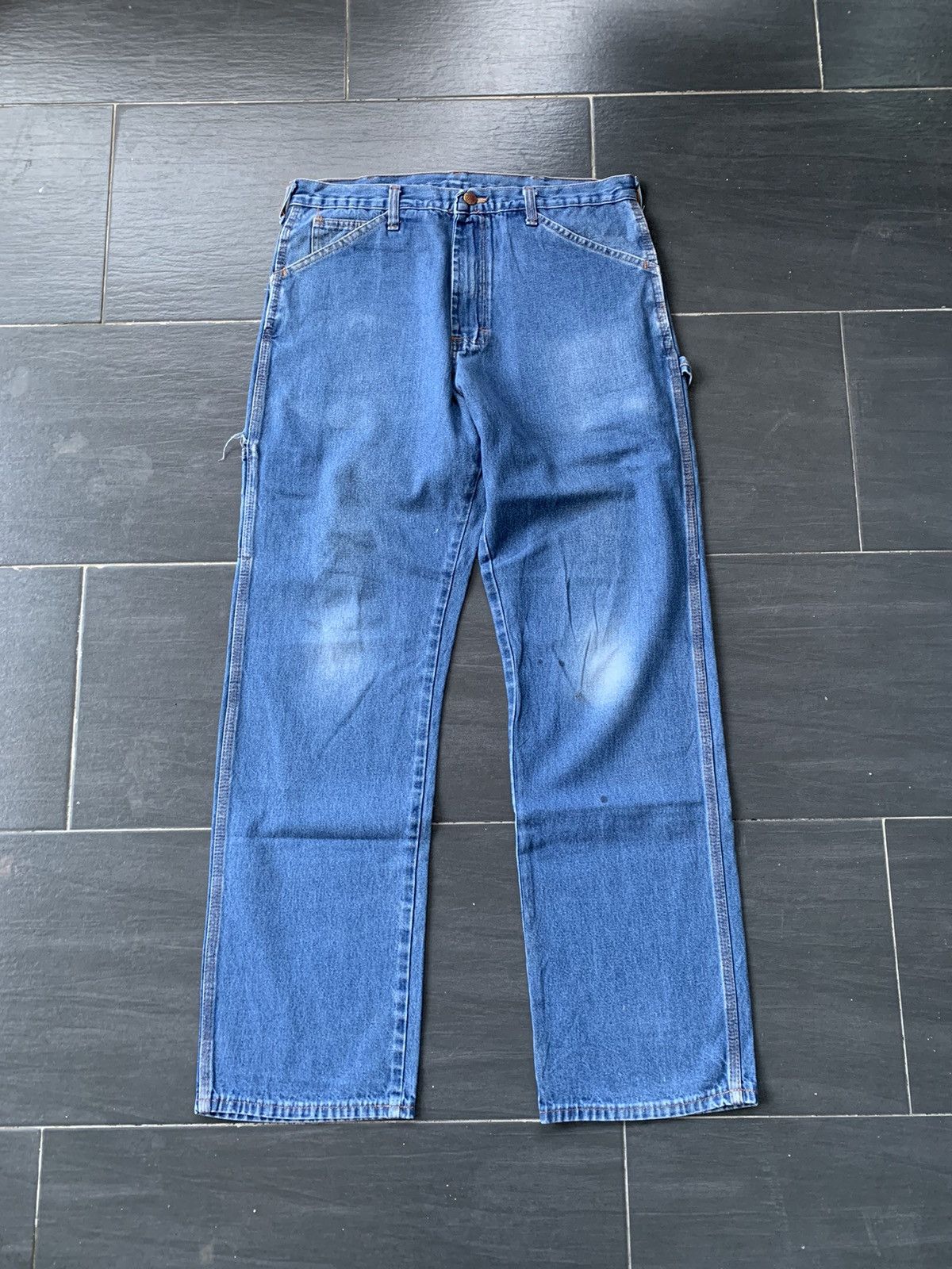 Vintage Vintage 70's Round House Carpenter Denim Size US 33 - 2 Thumbnail