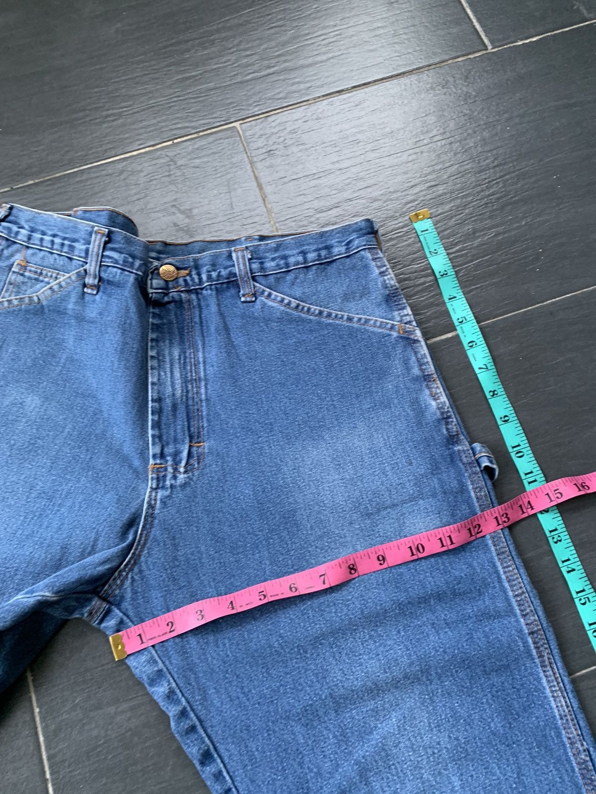 Vintage Vintage 70's Round House Carpenter Denim Size US 33 - 9 Thumbnail