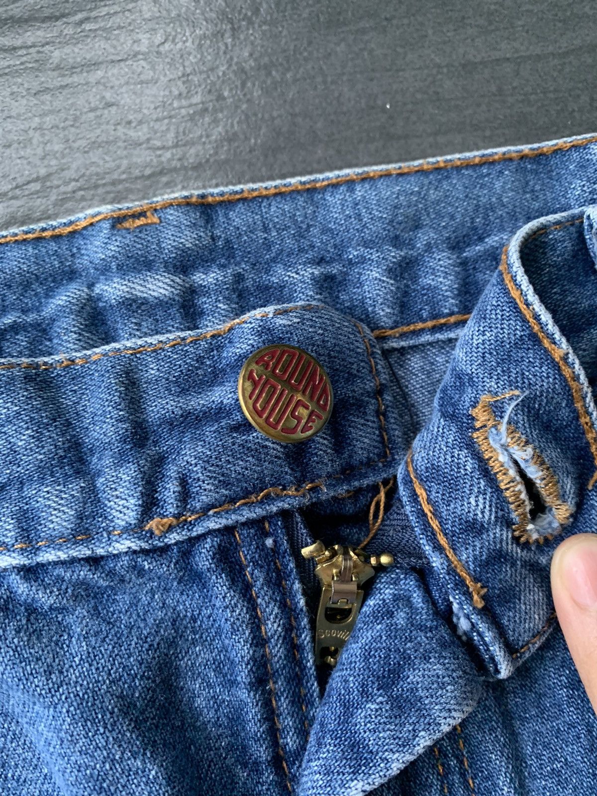 Vintage Vintage 70's Round House Carpenter Denim Size US 33 - 5 Thumbnail