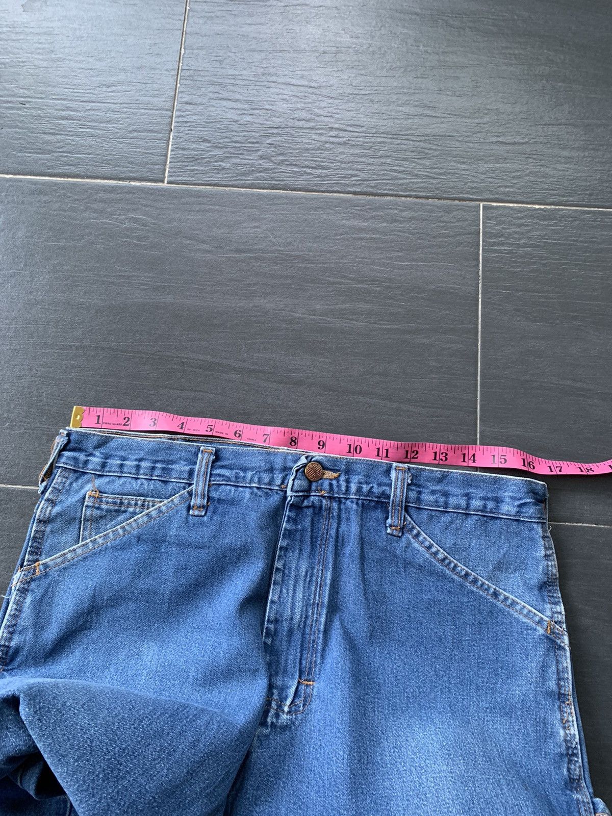 Vintage Vintage 70's Round House Carpenter Denim Size US 33 - 8 Thumbnail