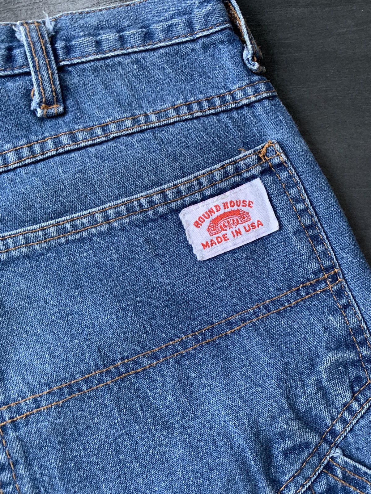 Vintage Vintage 70's Round House Carpenter Denim Size US 33 - 7 Thumbnail