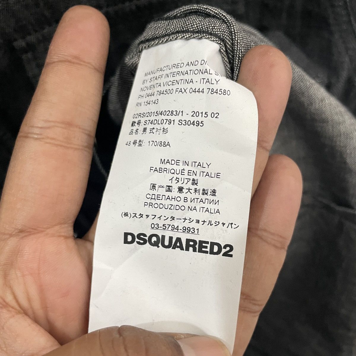 Dsquared2 Vintage Dsquared2 Button Ups Denim Tee Size US M / EU 48-50 / 2 - 6 Thumbnail