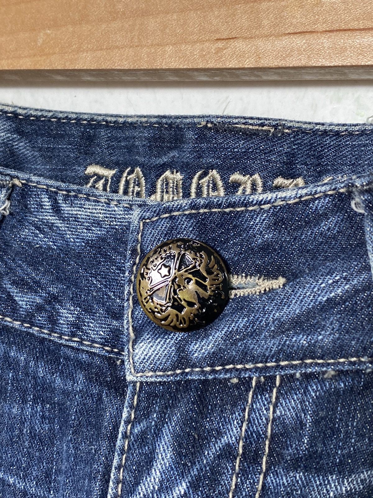 Japanese Brand Vintage Gauch Bon Patchwork BondageTactical Denim / Hysteric Size US 31 - 6 Thumbnail