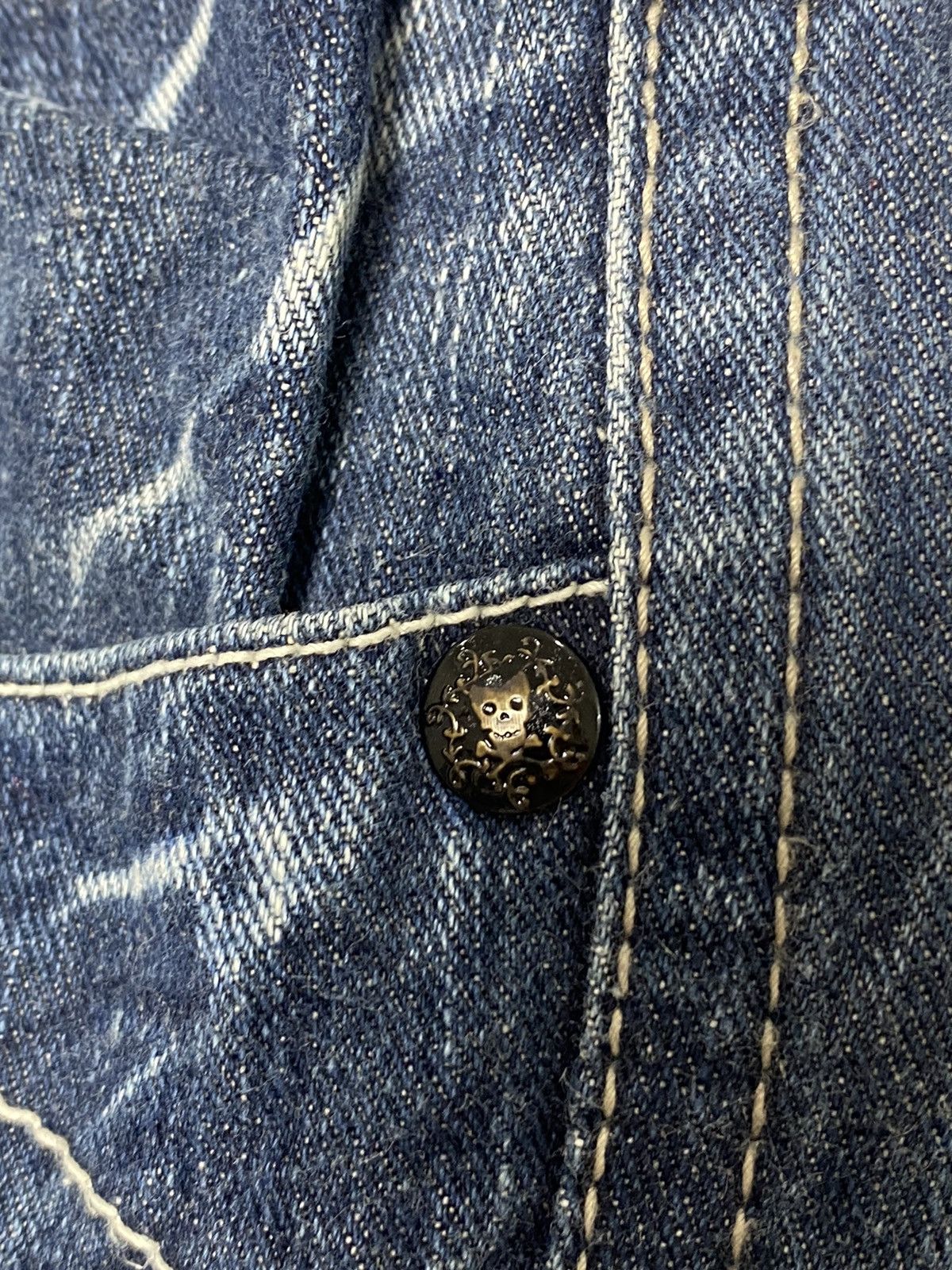 Japanese Brand Vintage Gauch Bon Patchwork BondageTactical Denim / Hysteric Size US 31 - 7 Thumbnail