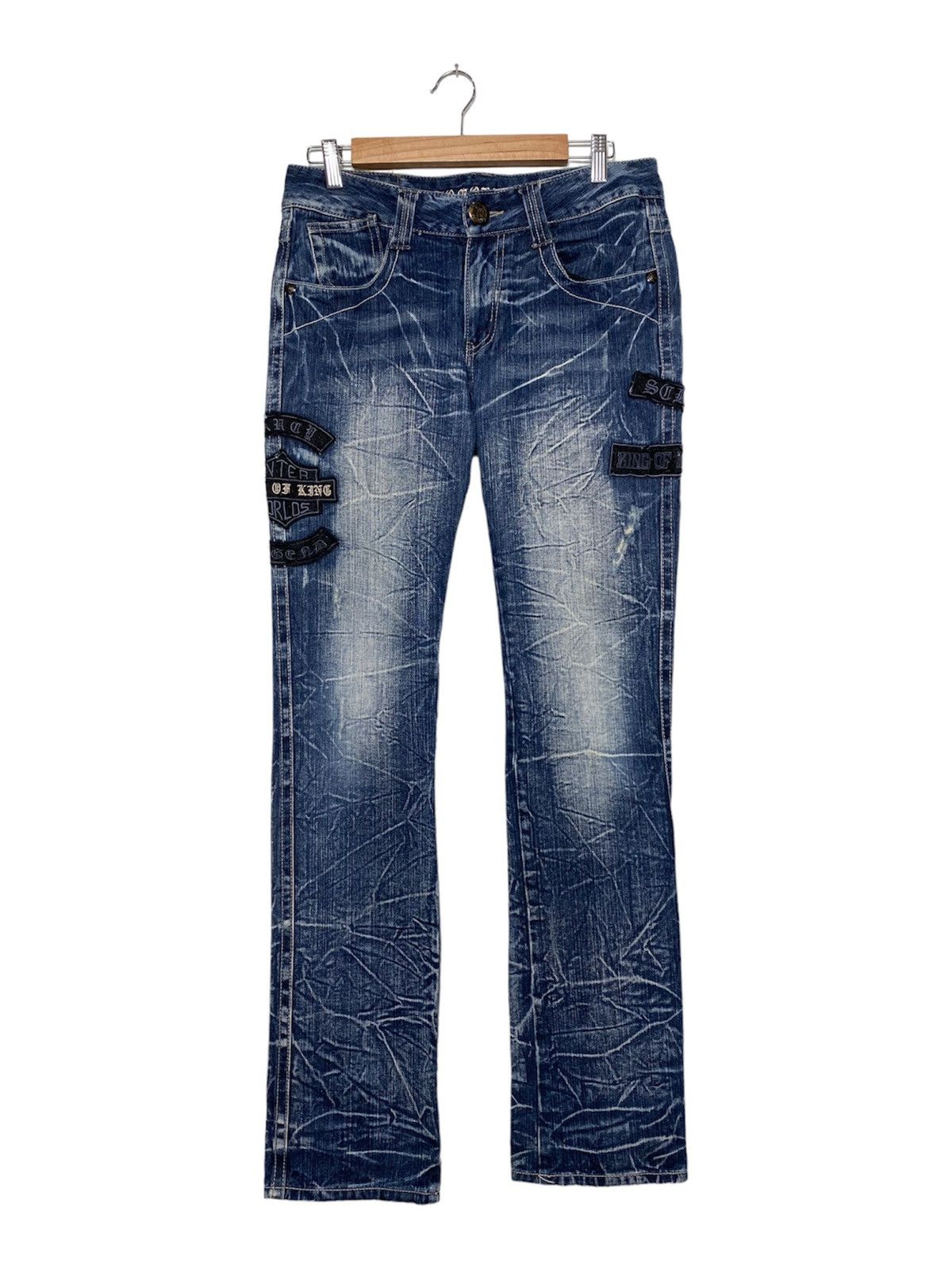 Japanese Brand Vintage Gauch Bon Patchwork BondageTactical Denim / Hysteric Size US 31 - 1 Thumbnail