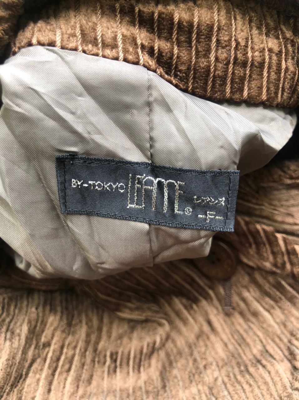 Japanese Brand Leame by Tokyo Made In Japan Corduroy Buttons Jacket Size US M / EU 48-50 / 2 - 4 Thumbnail