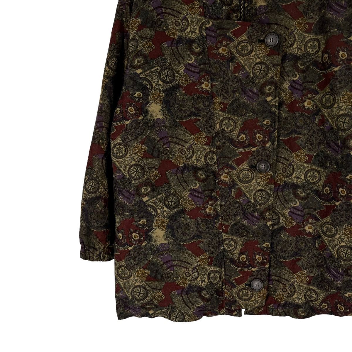 Japanese Brand VINTAGE DOUBLE BREAST NAVAJO AZTEC DESIGN JACKET Size US M / EU 48-50 / 2 - 6 Thumbnail