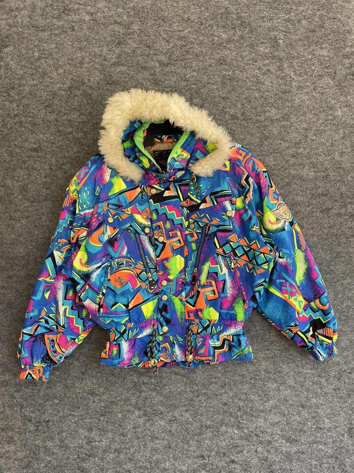 image of Vintage Etirel Racing Ski Jacket in Mix, Men's (Size Large)