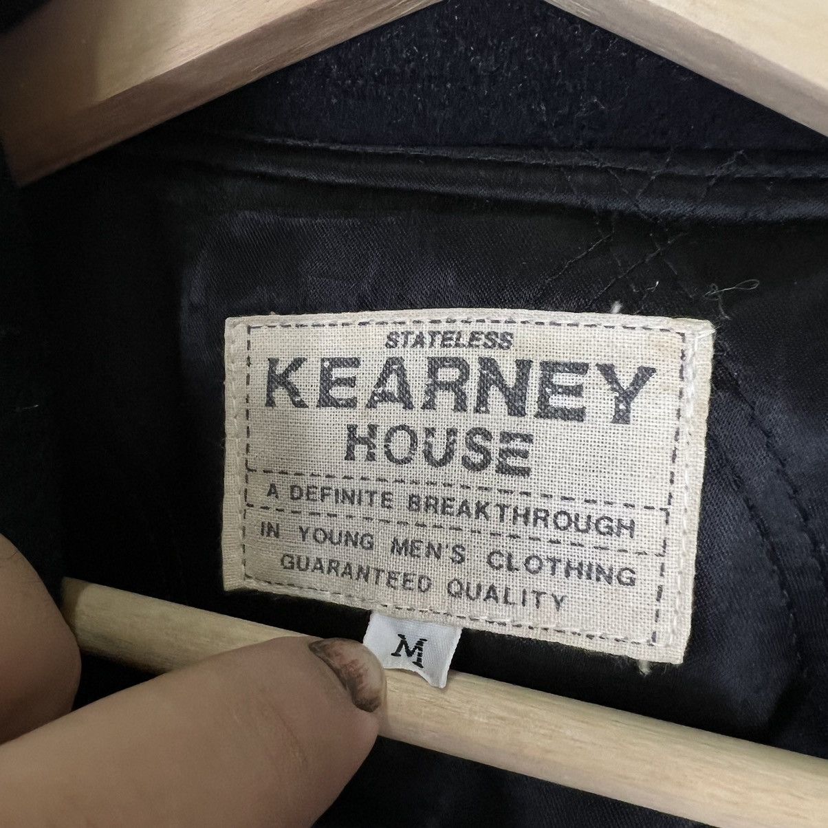 Japanese Brand VINTAGE WOOL VARSITY JACKET KEARNEYHOUSE ISSEY MIYAKE DESIGN Size US M / EU 48-50 / 2 - 9 Thumbnail