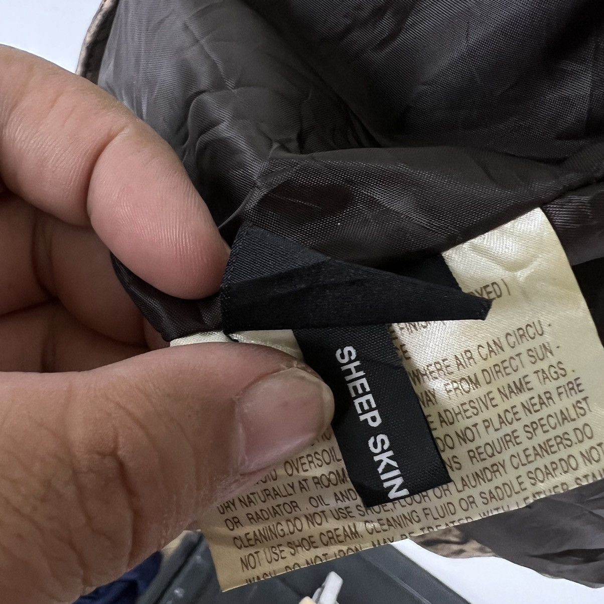 Japanese Brand VINTAGE SHEEP SKIN LEATHER JACKET ATELIER TIGER STRIPED Size US M / EU 48-50 / 2 - 12 Thumbnail