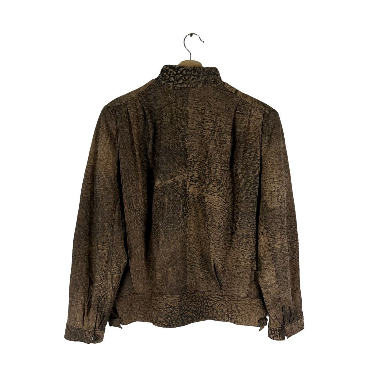 Japanese Brand VINTAGE SHEEP SKIN LEATHER JACKET ATELIER TIGER STRIPED Size US M / EU 48-50 / 2 - 5 Thumbnail
