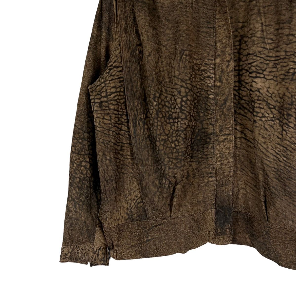 Japanese Brand VINTAGE SHEEP SKIN LEATHER JACKET ATELIER TIGER STRIPED Size US M / EU 48-50 / 2 - 2 Thumbnail