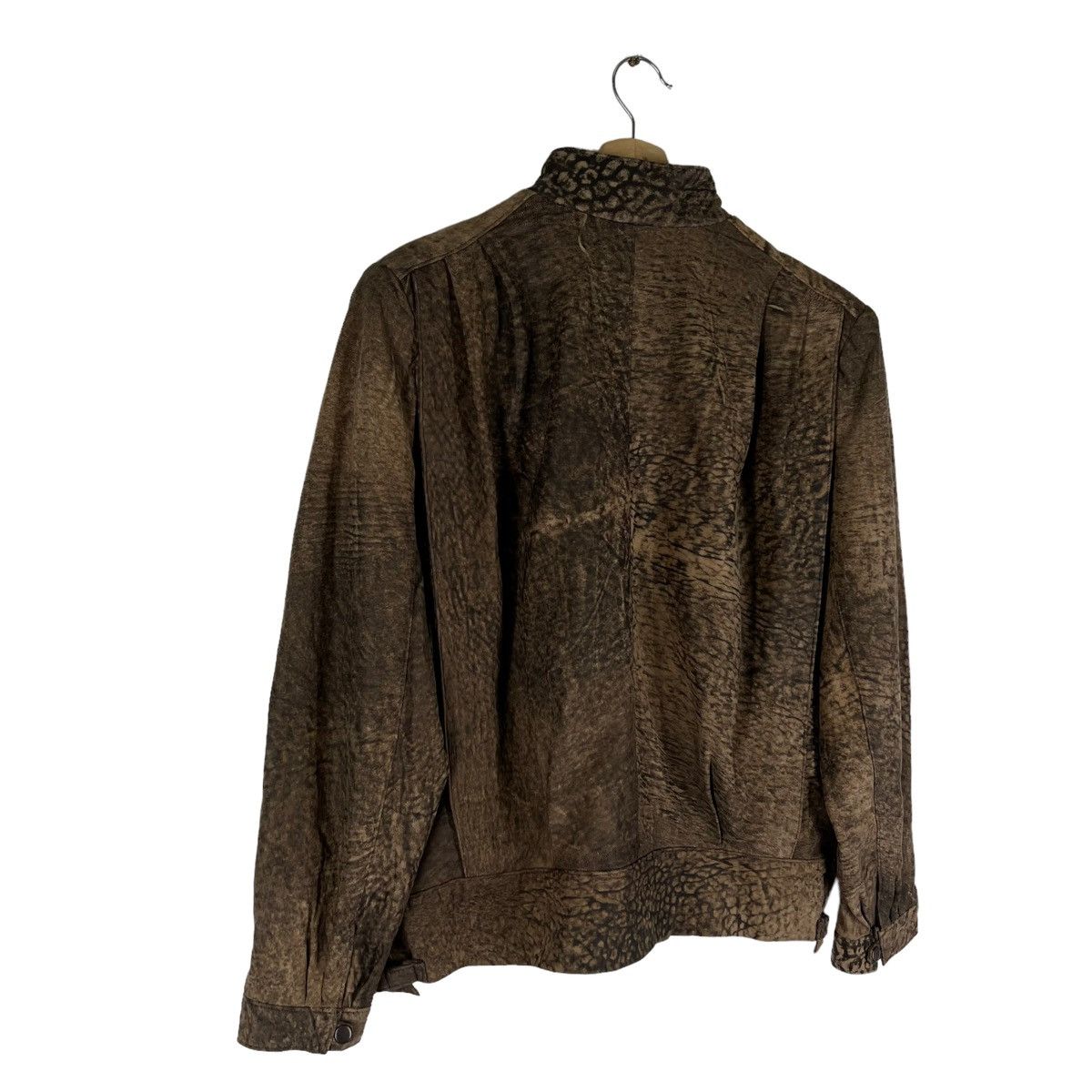 Japanese Brand VINTAGE SHEEP SKIN LEATHER JACKET ATELIER TIGER STRIPED Size US M / EU 48-50 / 2 - 6 Thumbnail