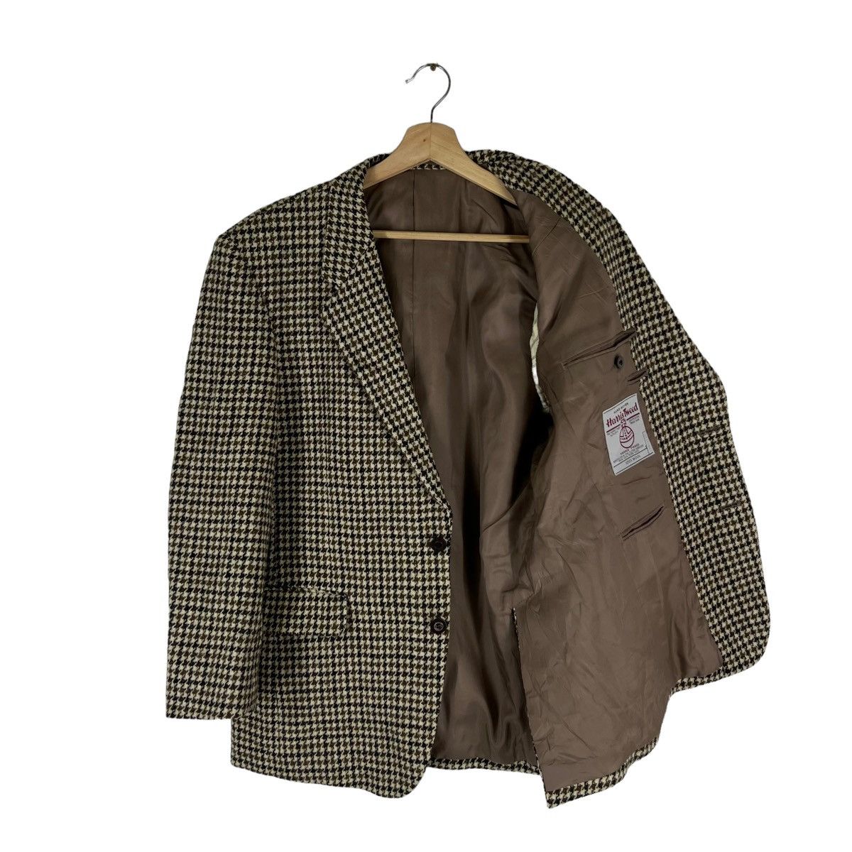 Harris Tweed VINTAGE HARRIS TWEED WOOL DOUBLE BREAST JACKET Size US M / EU 48-50 / 2 - 9 Thumbnail