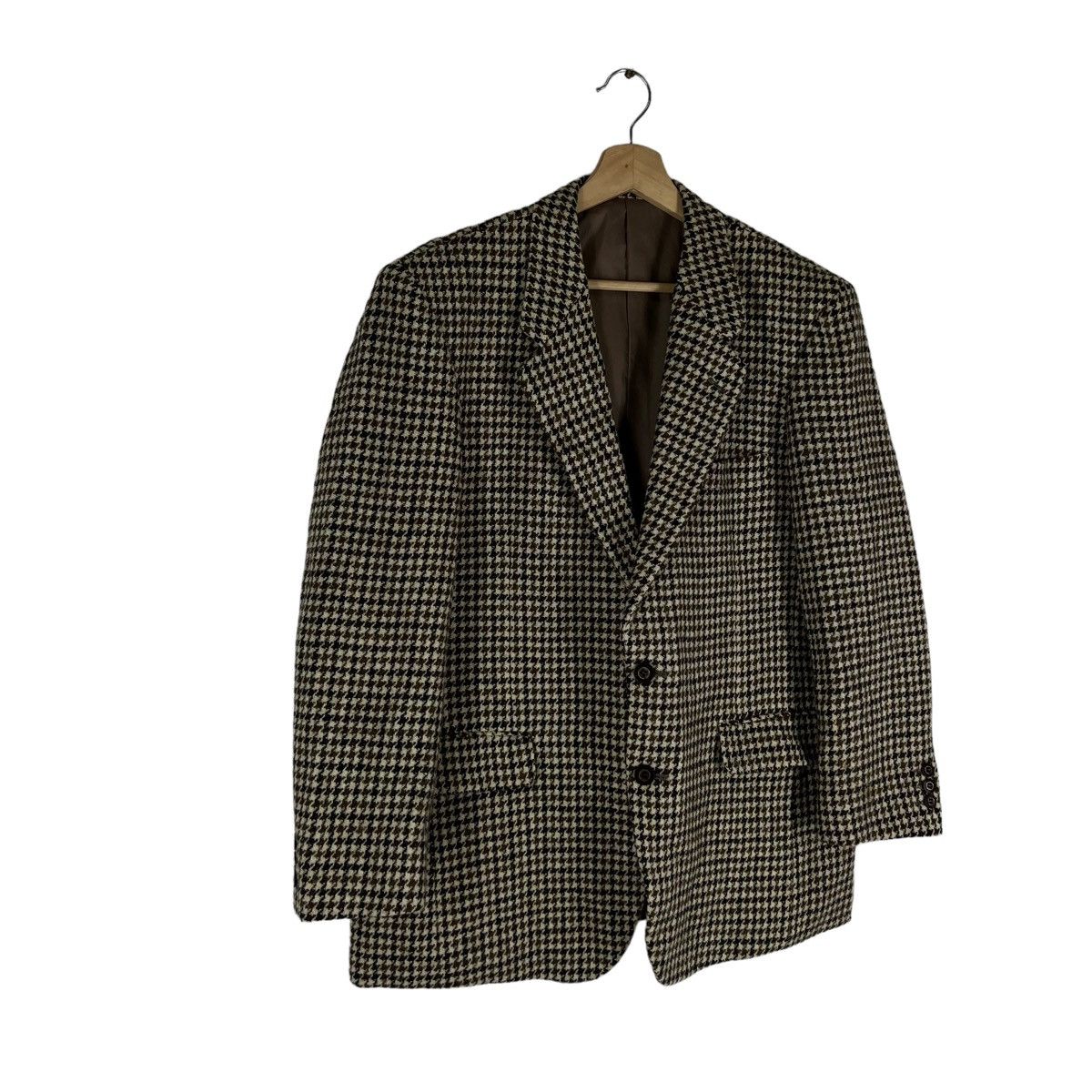Harris Tweed VINTAGE HARRIS TWEED WOOL DOUBLE BREAST JACKET Size US M / EU 48-50 / 2 - 6 Thumbnail